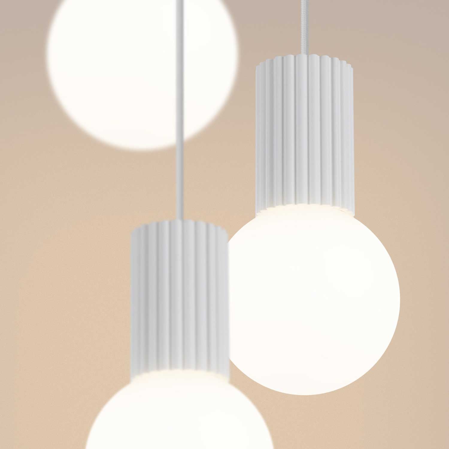Isis - Modern colorful dining room chandelier