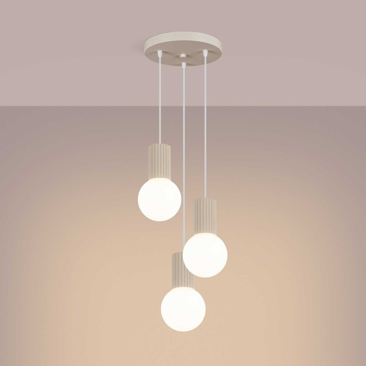 Isis - Modern colorful dining room chandelier