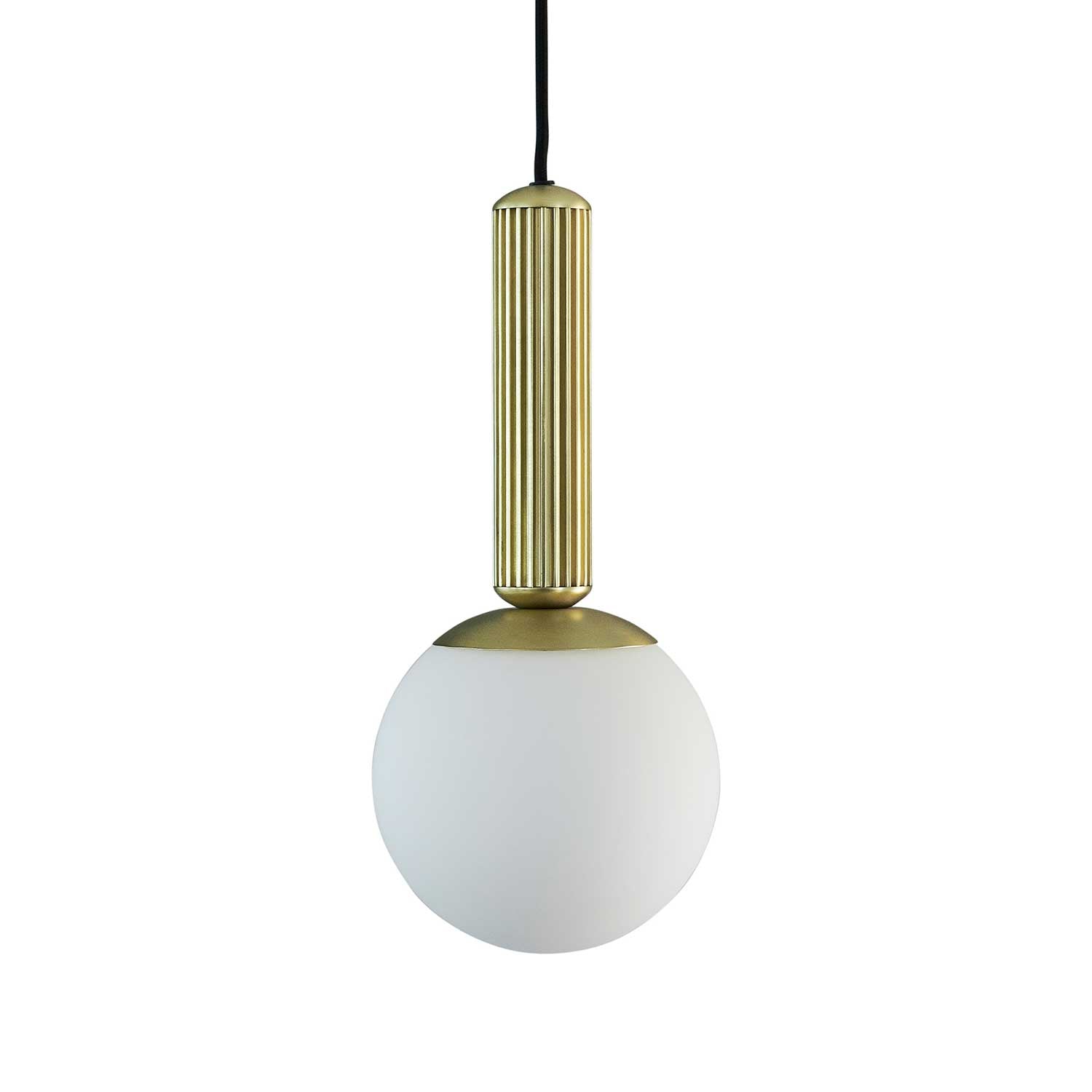 No.2 - Suspension en verre et metal pour cuisine minimaliste