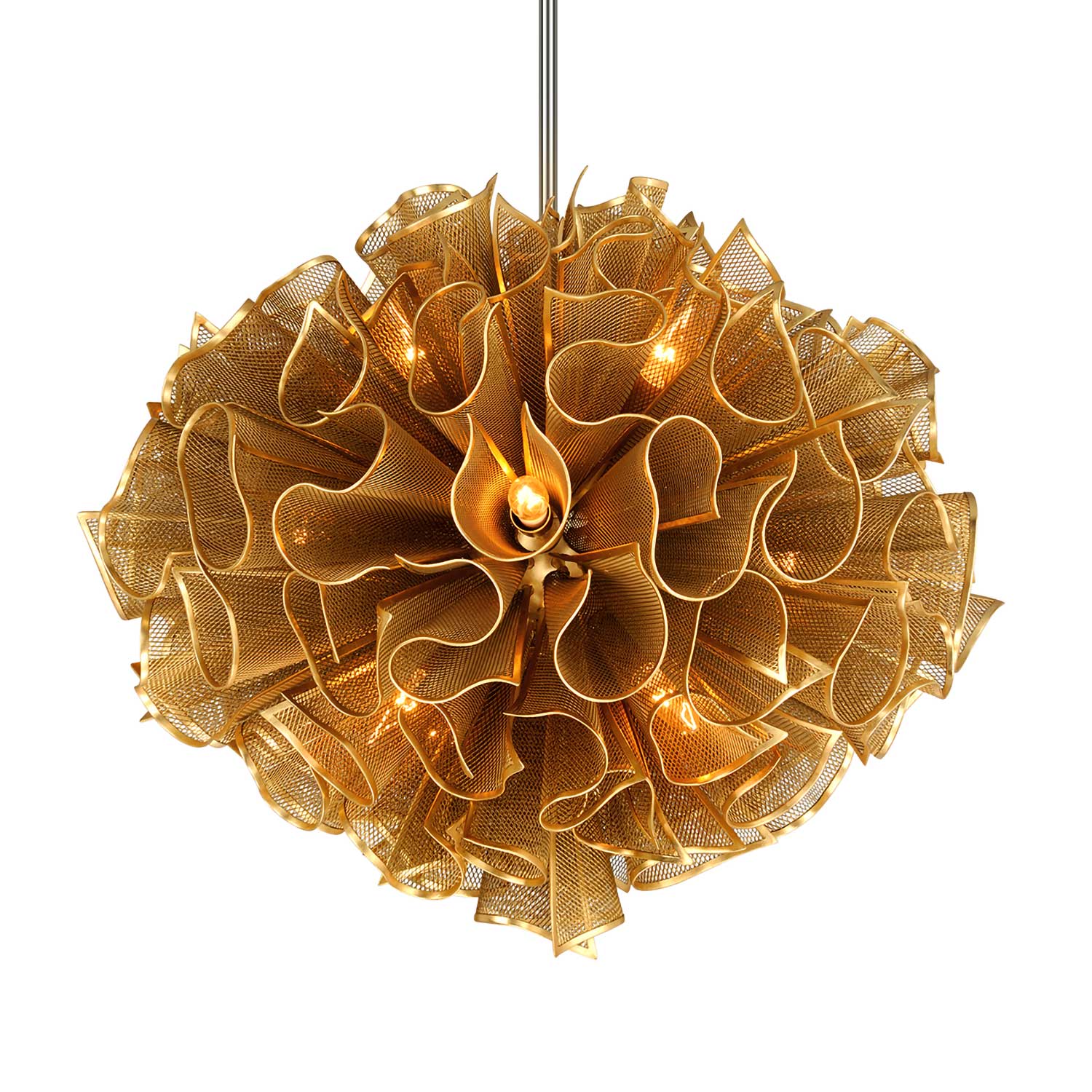 Pulse - Gold pendant light for modern living room