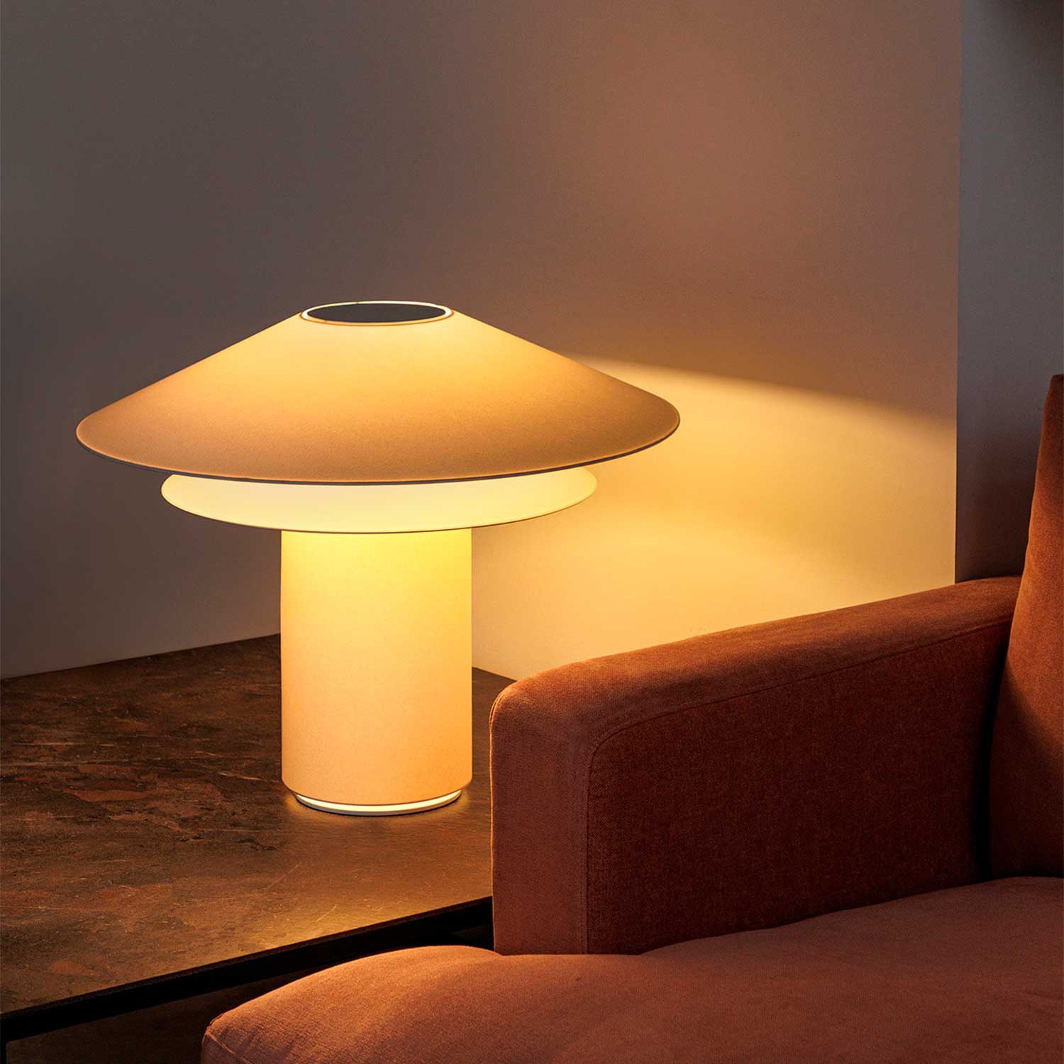 Shan - Japanische Nachttischlampe fürs Schlafzimmer