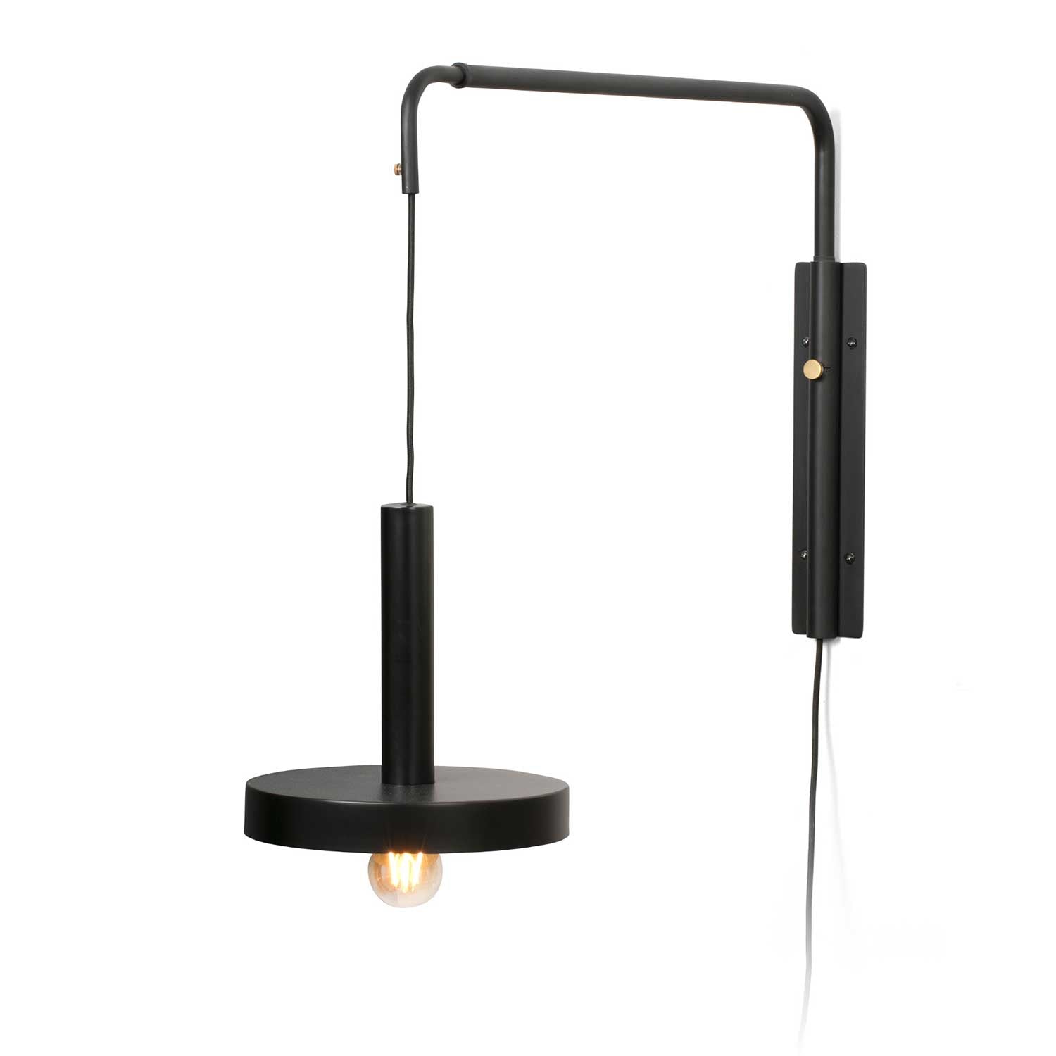 Whizz - Aplique de pared telescópico salón diseño art déco