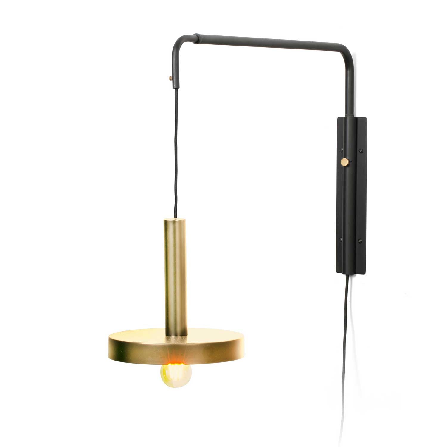 Whizz - Aplique de pared telescópico salón diseño art déco
