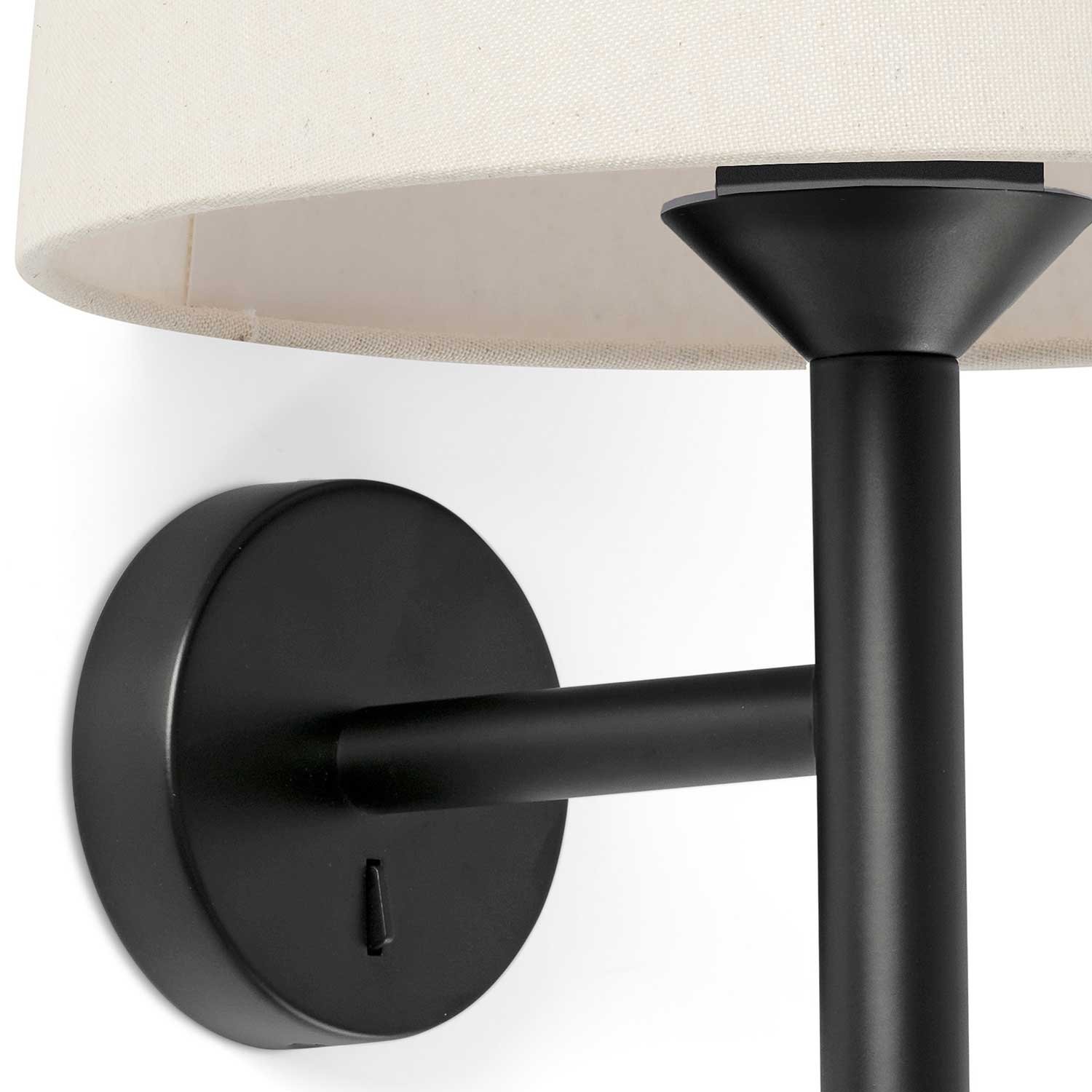 Windsor - Applique murale moderne en tissu pour salon et chambre