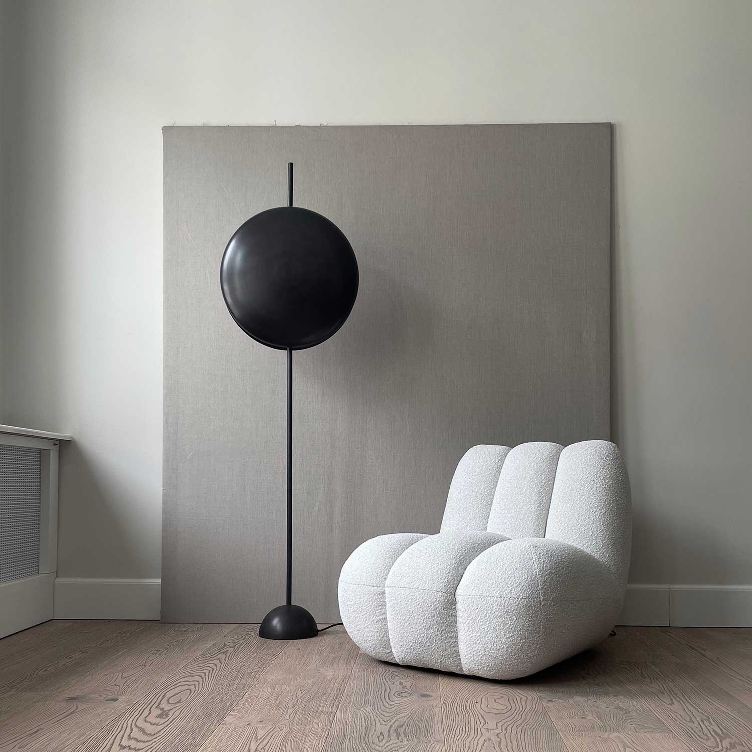 Totem Floor - Lampadaire metal bronze pour salon design