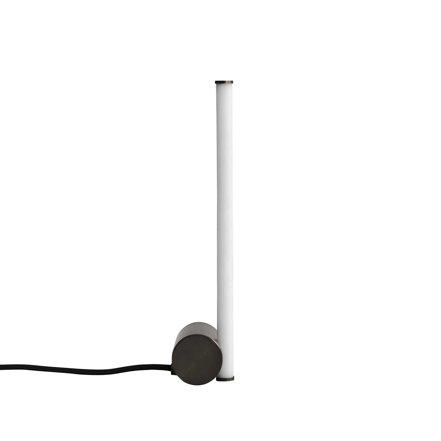 Stick Table - Lampe à poser bronze et tube LED contemporaine