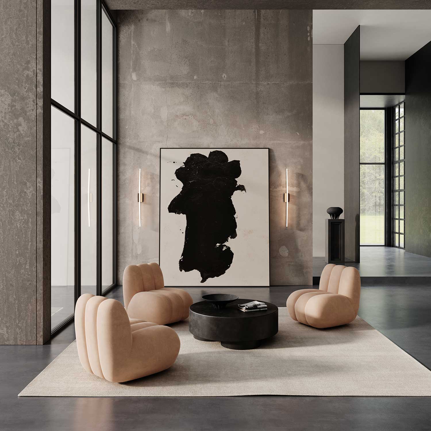 Bow Wall - Applique da parete LED design minimalista per soggiorno