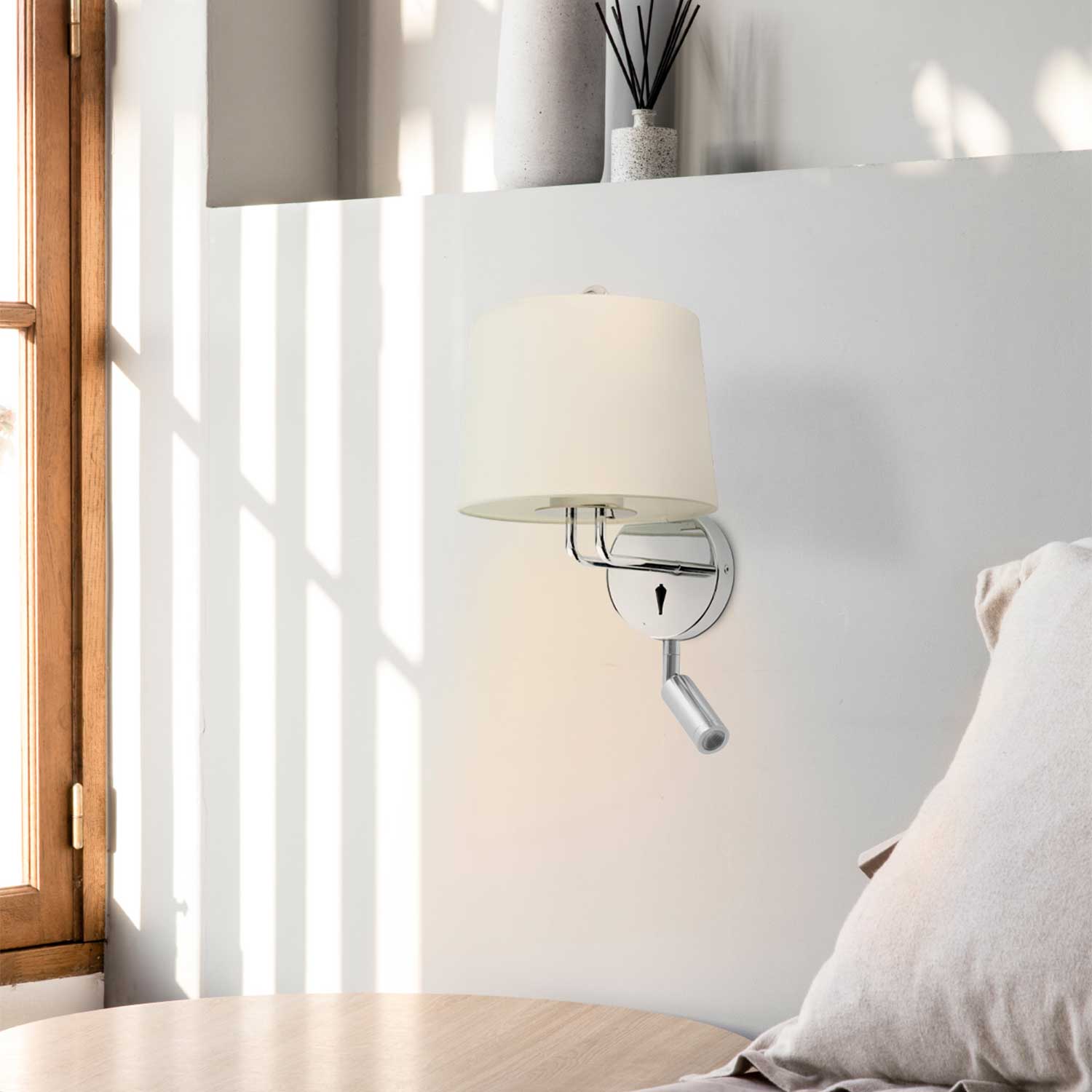 Montreal - Wandleuchte Leselampe für elegantes Hotelzimmer