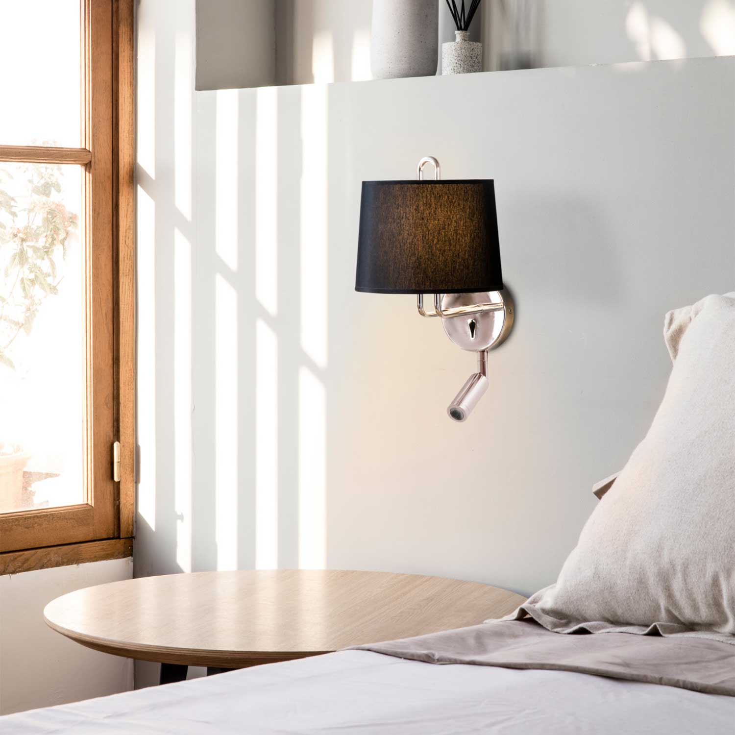 Montreal - Wandleuchte Leselampe für elegantes Hotelzimmer