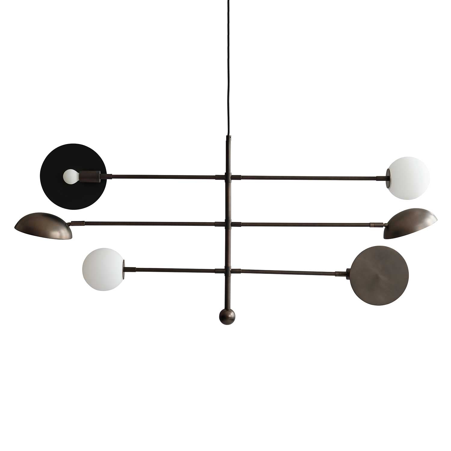 Shan Chandelier - Suspension design en métal pour salle à manger