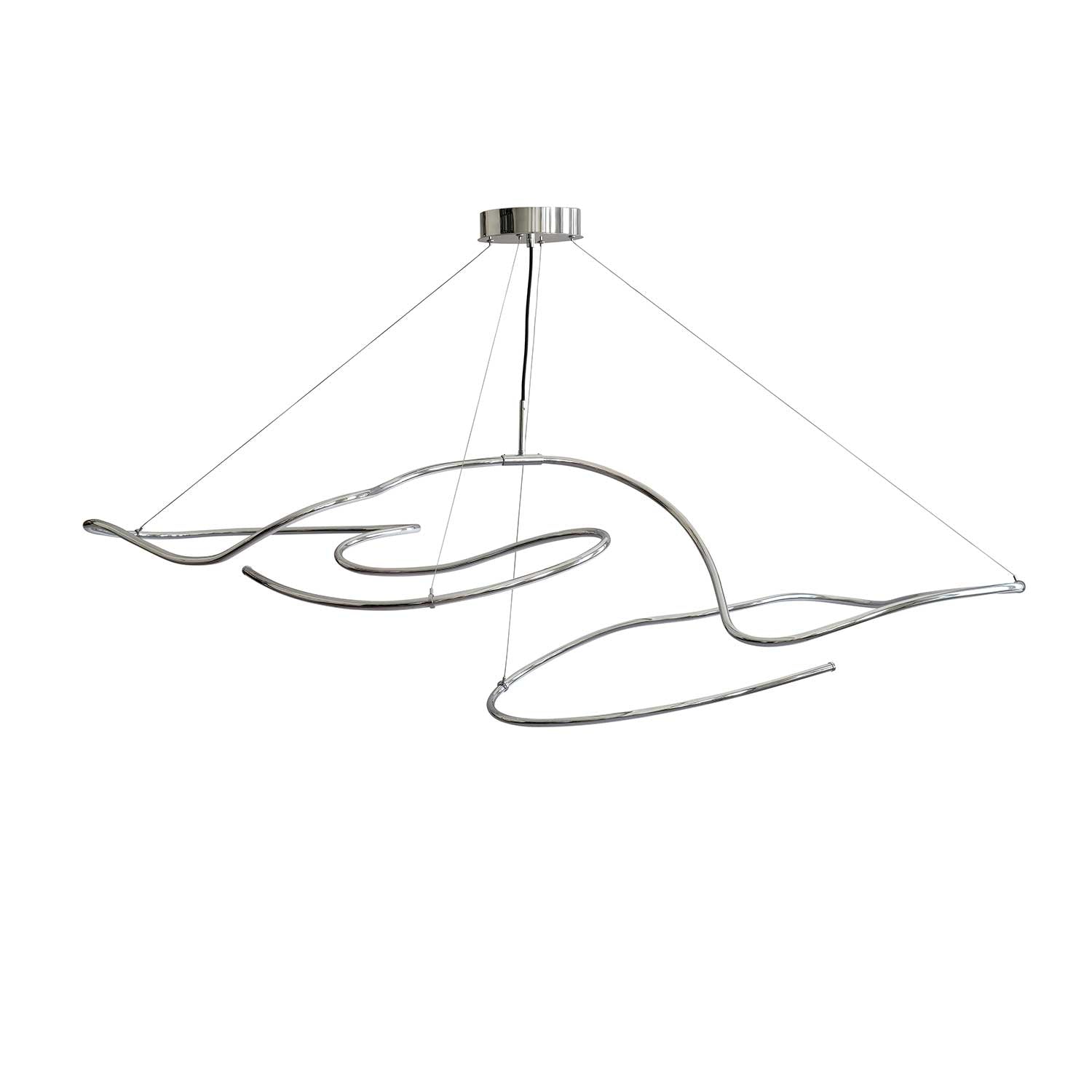 Ghost Chandelier - Suspension design tube led pour salle à manger