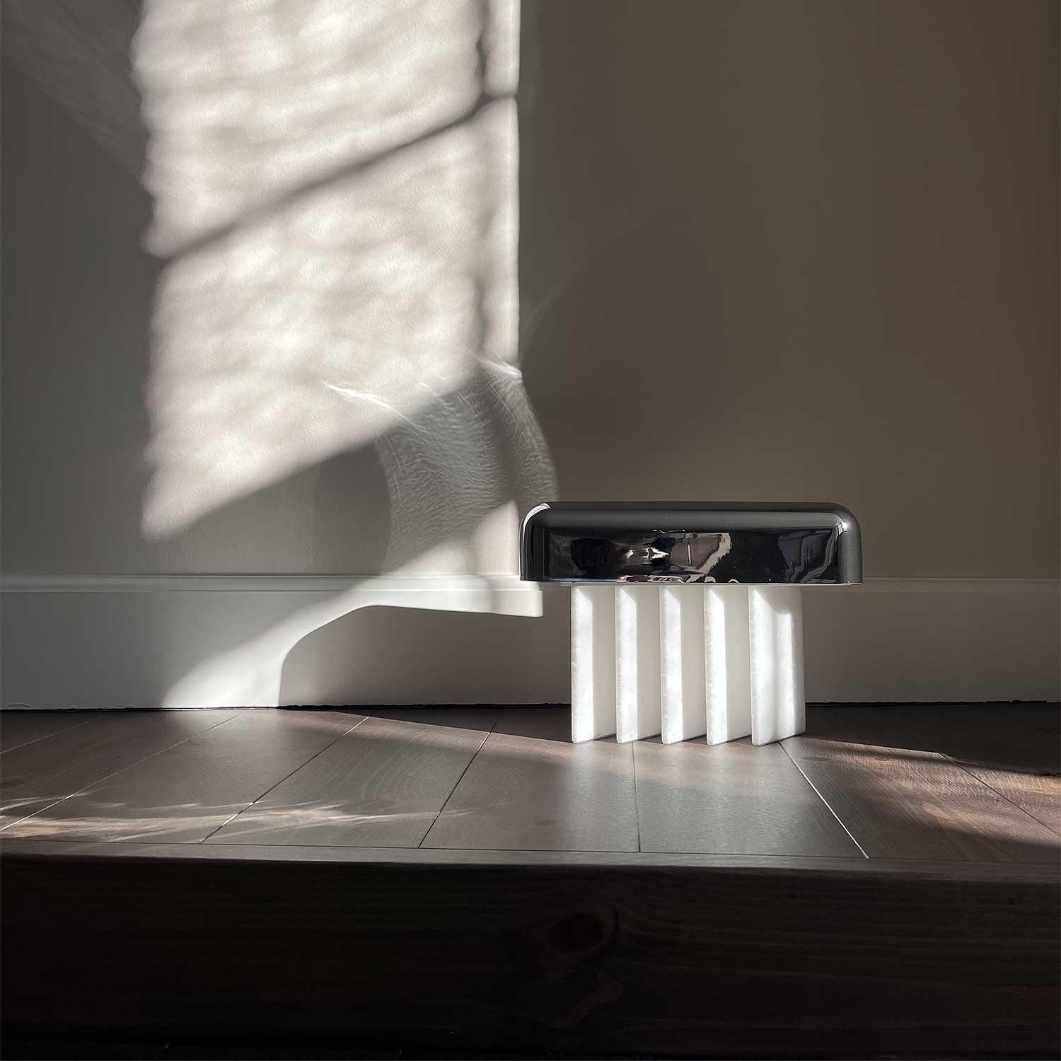 Beetle - Lampe portable LED design marbre pour salon