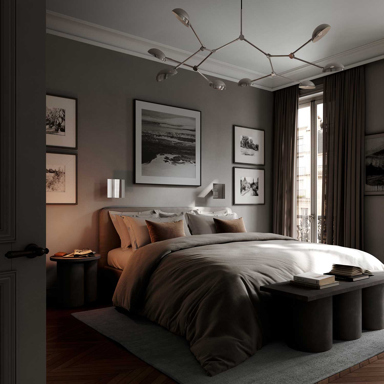 Chameleon - Applique murale LED design contemporain pour chambre