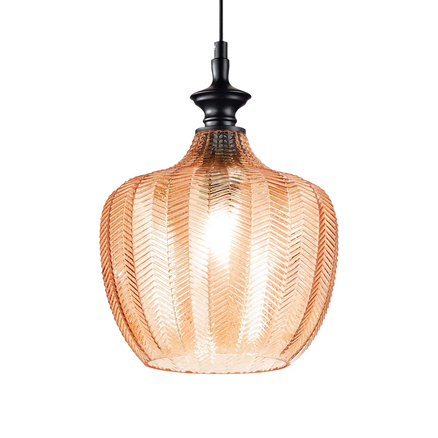 Lord - Vintage glass chandelier for antique kitchen