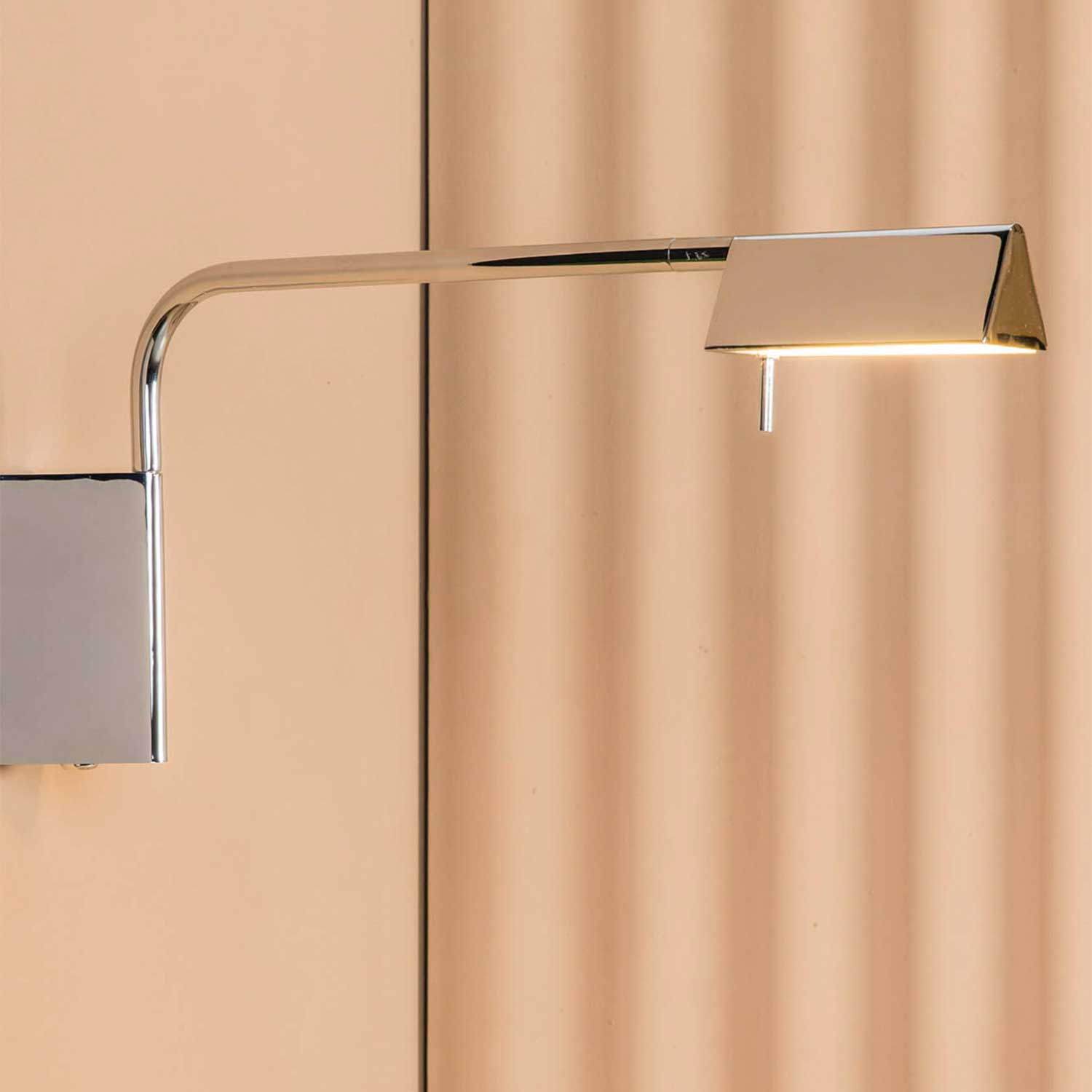 Academy - Aplique de pared led 3000K cromado para oficina