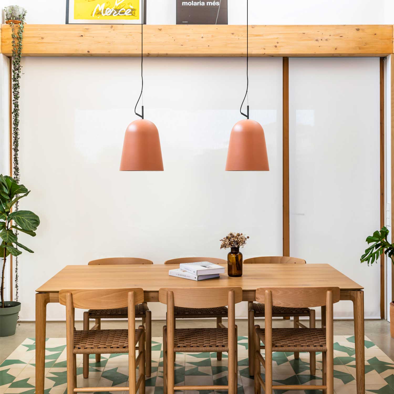Studio - Lampe suspendu rétro en acier pour cuisine