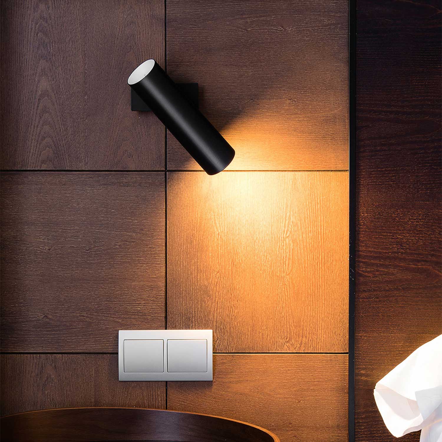 Link - Aplique de pared de bronce para salón de diseño