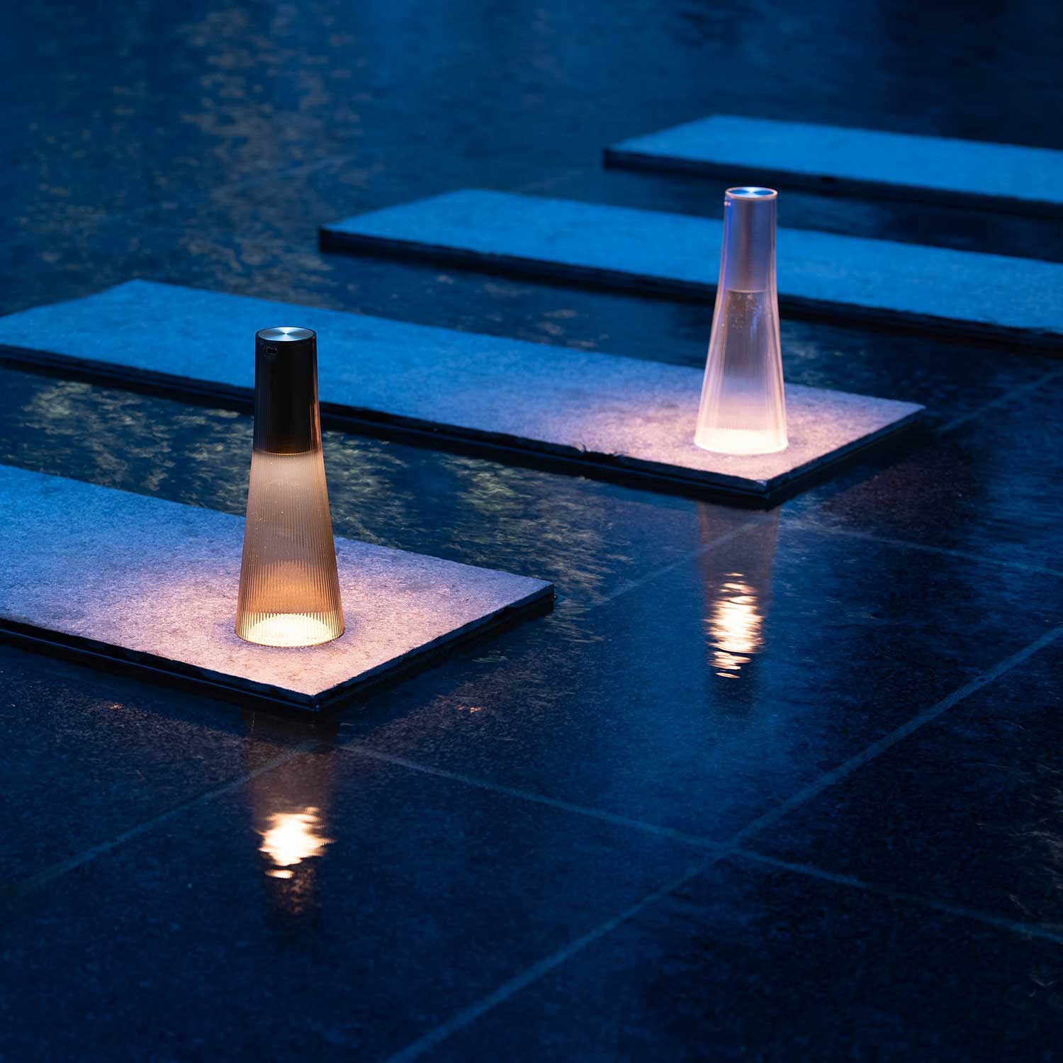 Candel - Kabellose Designlampe für Restauranttisch