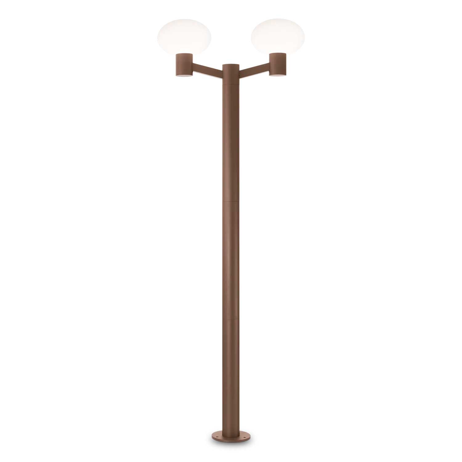 CLIO - Outdoor aluminum floor lamp and ABS diffuser