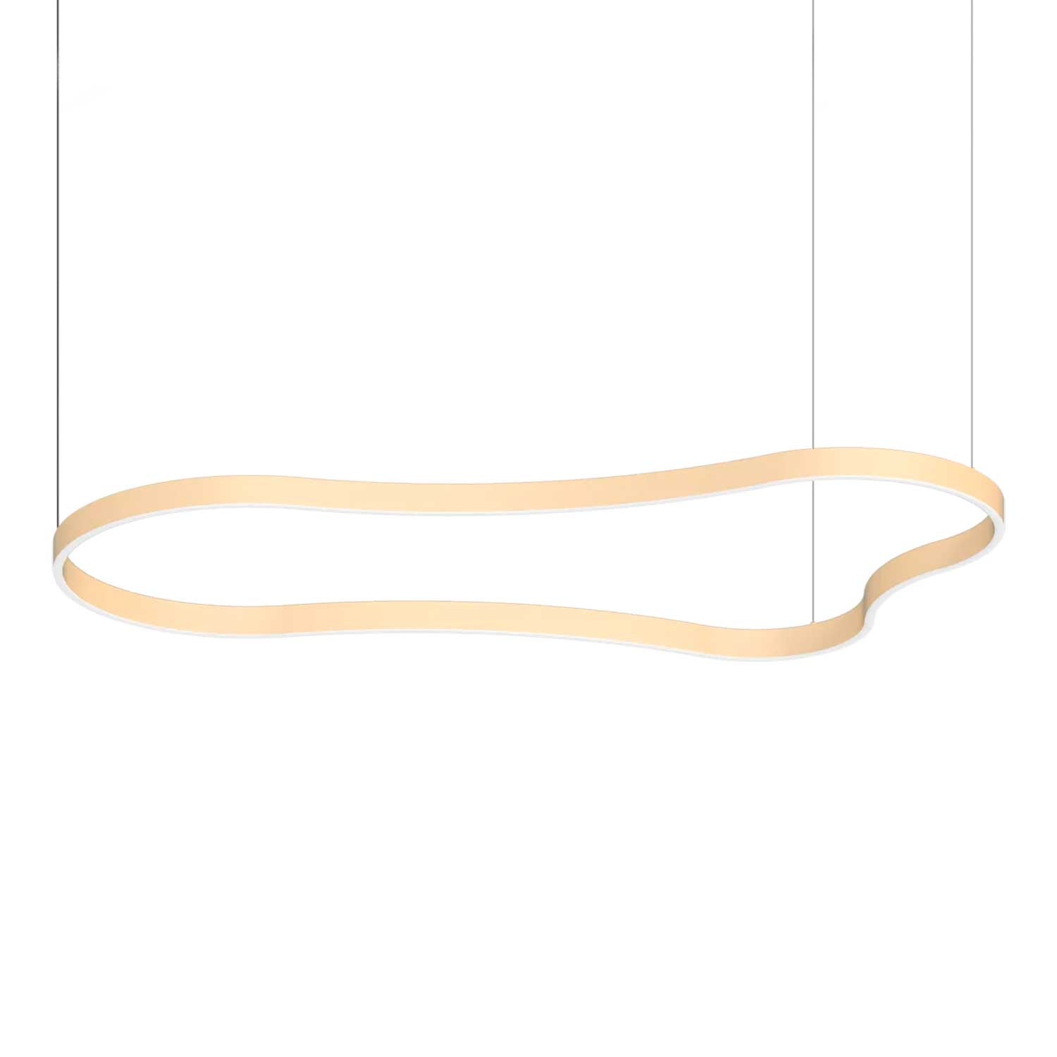 Waves - Grand lustre LED vague design et moderne