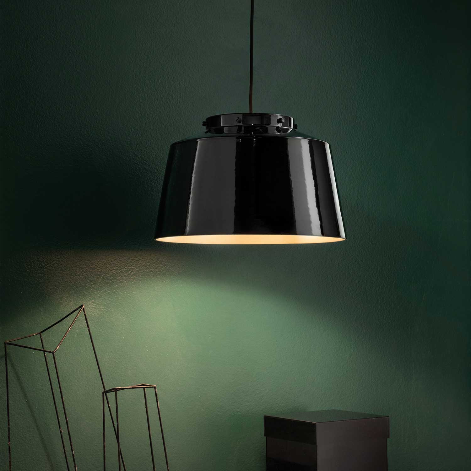 50's - Suspension en acier en design retro pour cuisine