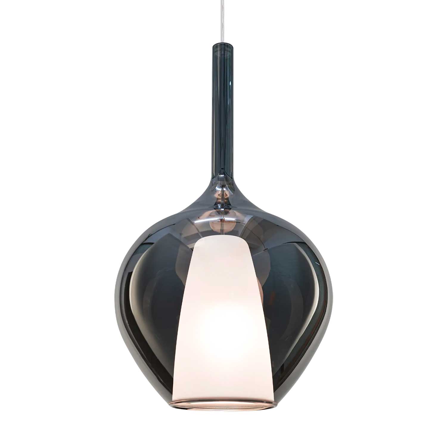 Kalique 1 - Suspension moderne en verre colorée design