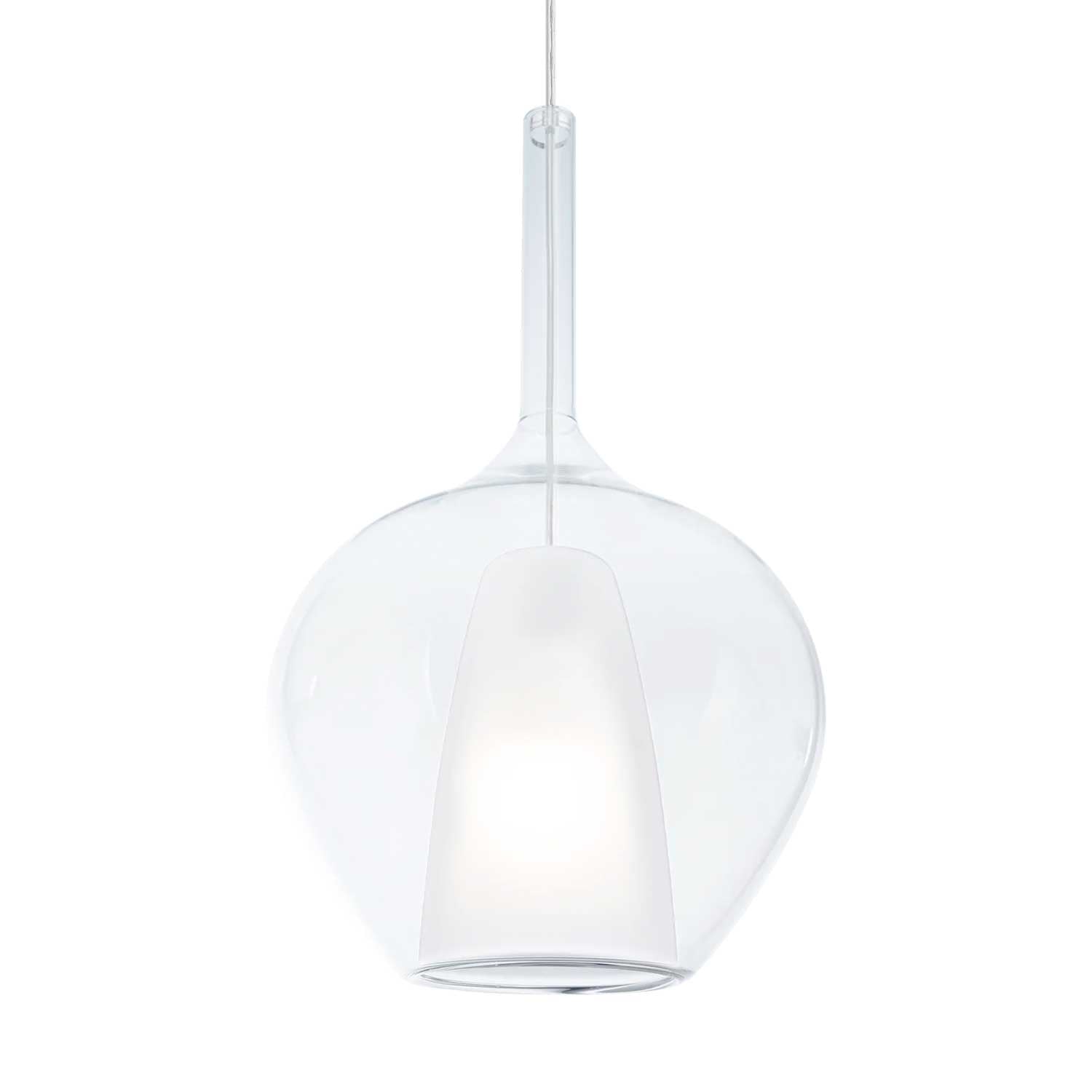 Kalique 1 - Suspension moderne en verre colorée design