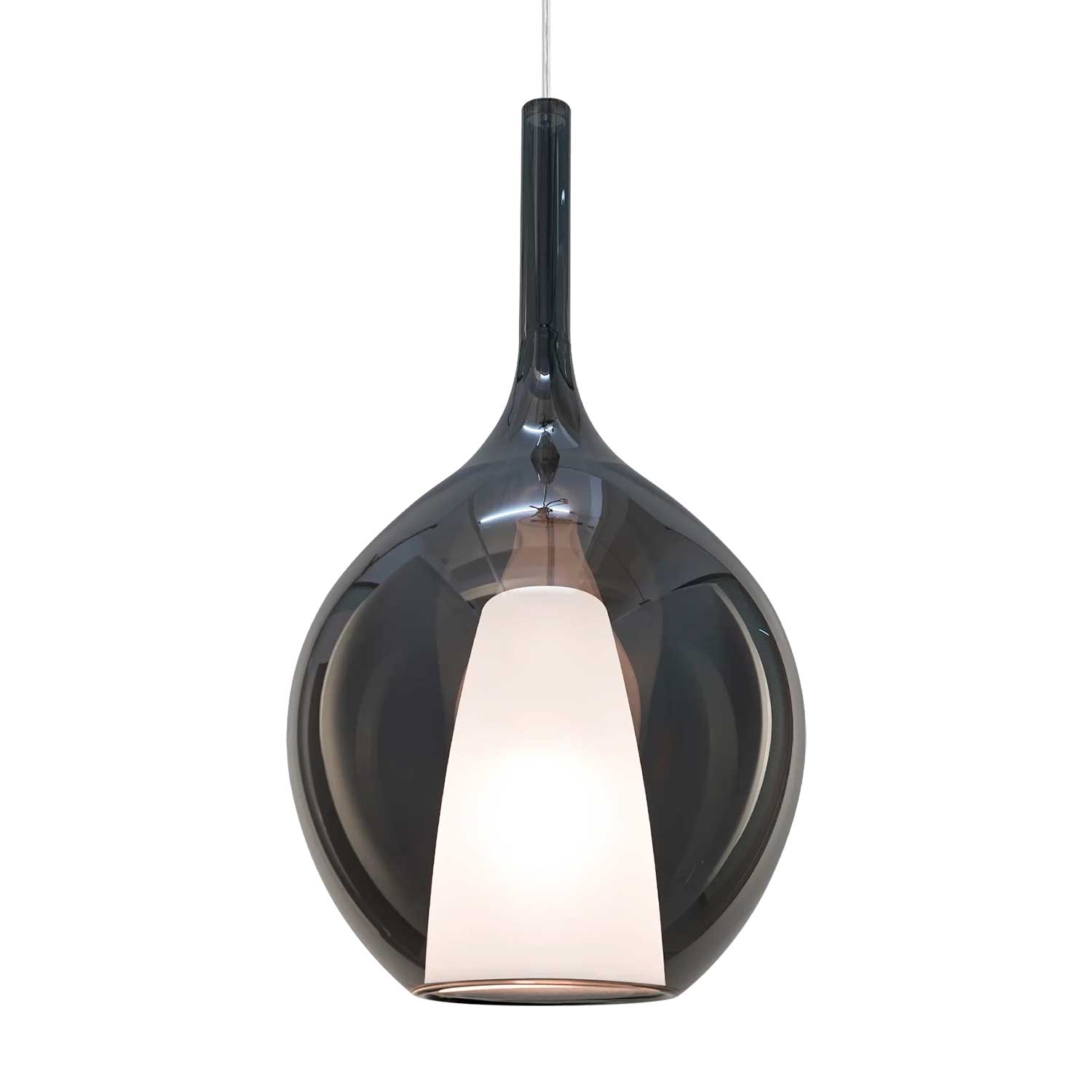 Kalique 2 - Lustre moderne en verre colorée design