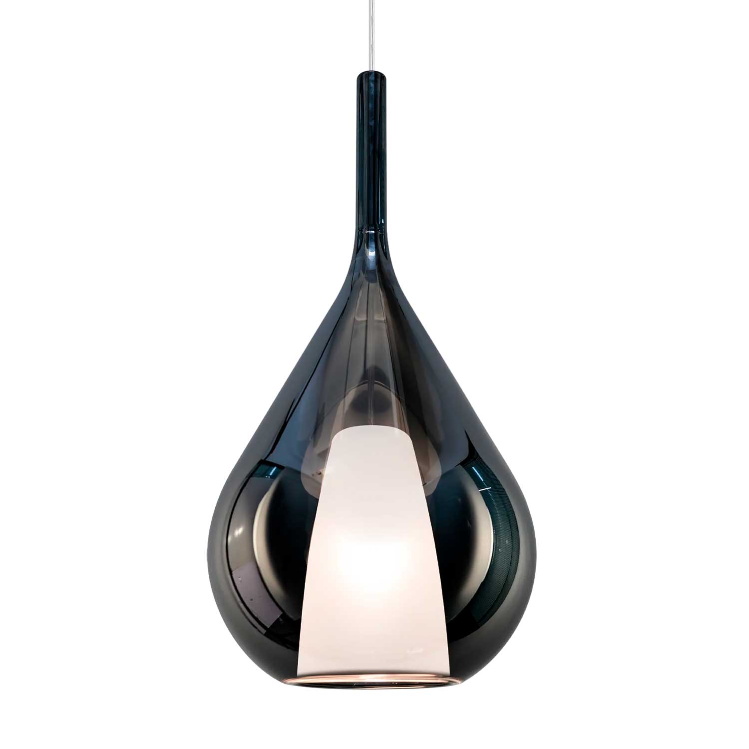 Kalique 3 - Luminaire suspendu moderne en verre design