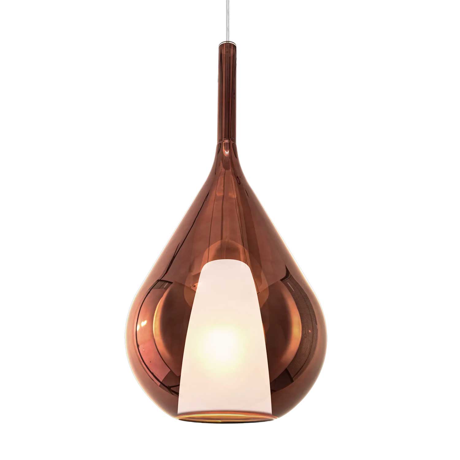 Kalique 3 - Luminaire suspendu moderne en verre design