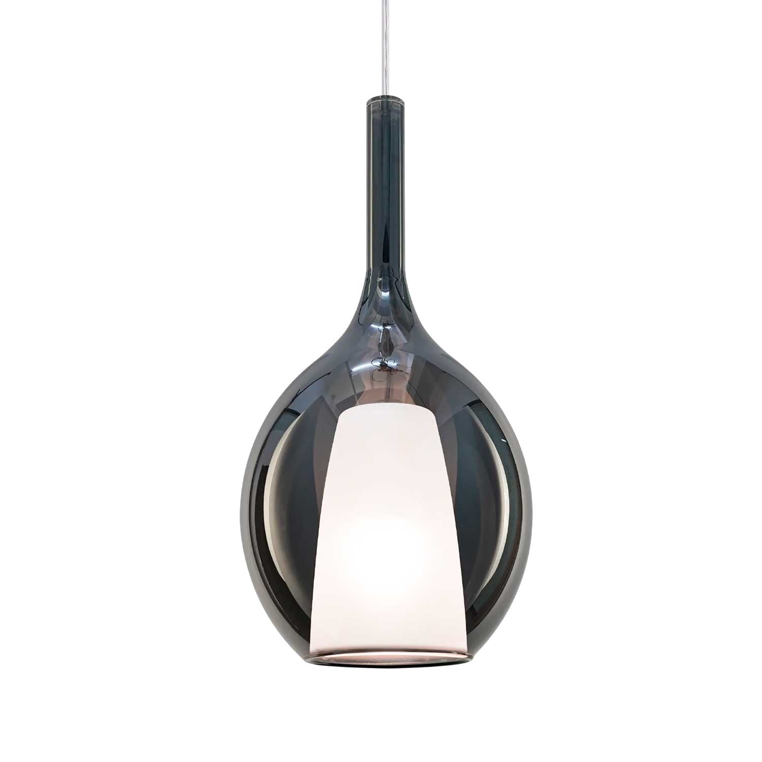 Kalique 2 - Lustre moderne en verre colorée design