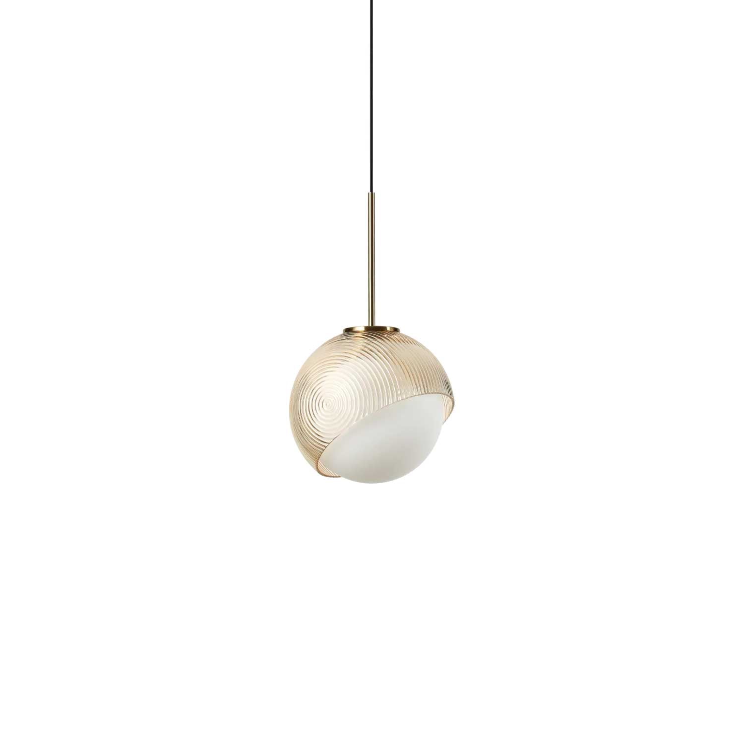 Bloom - Suspension boule en verre design pour cuisine