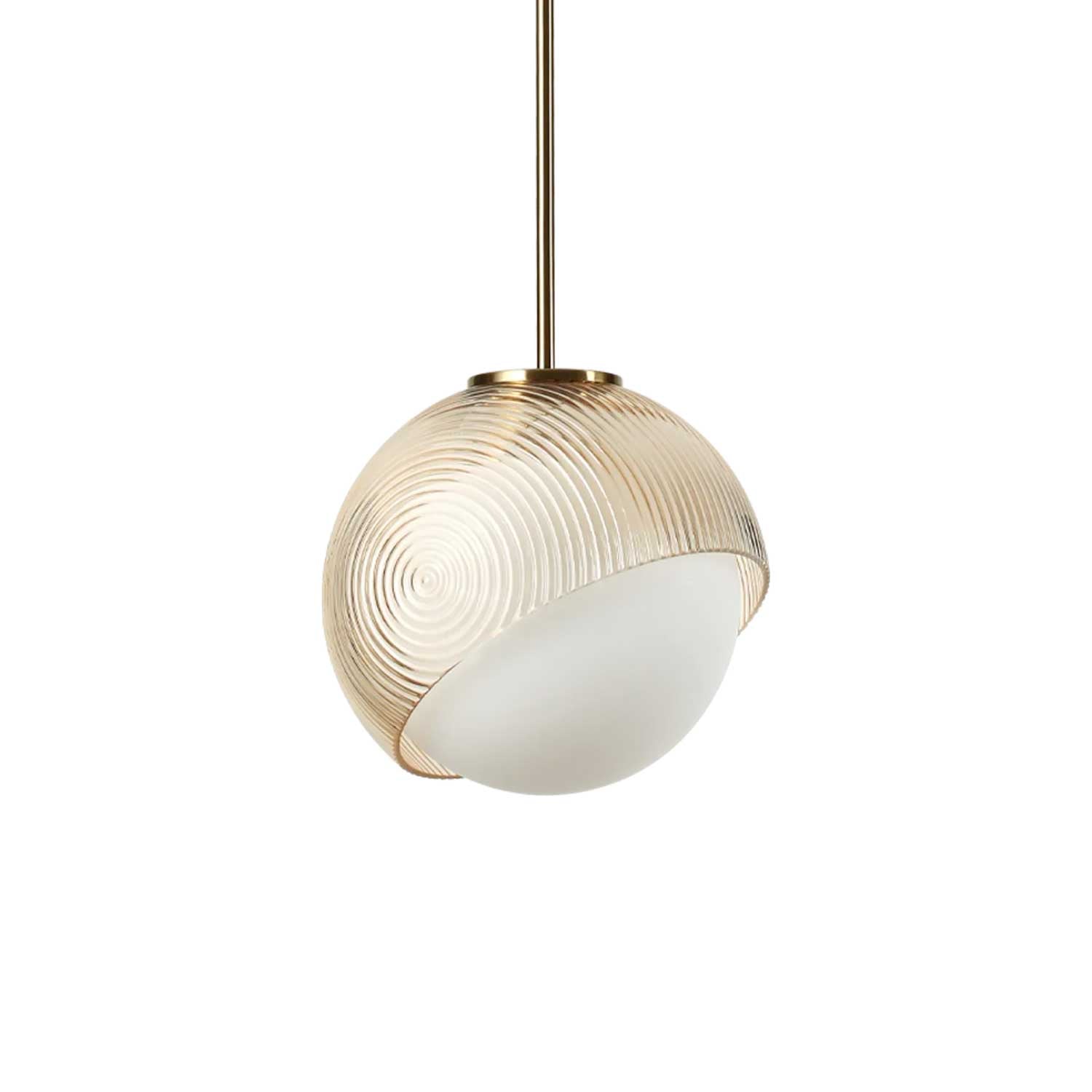 Bloom - Suspension boule en verre design pour cuisine