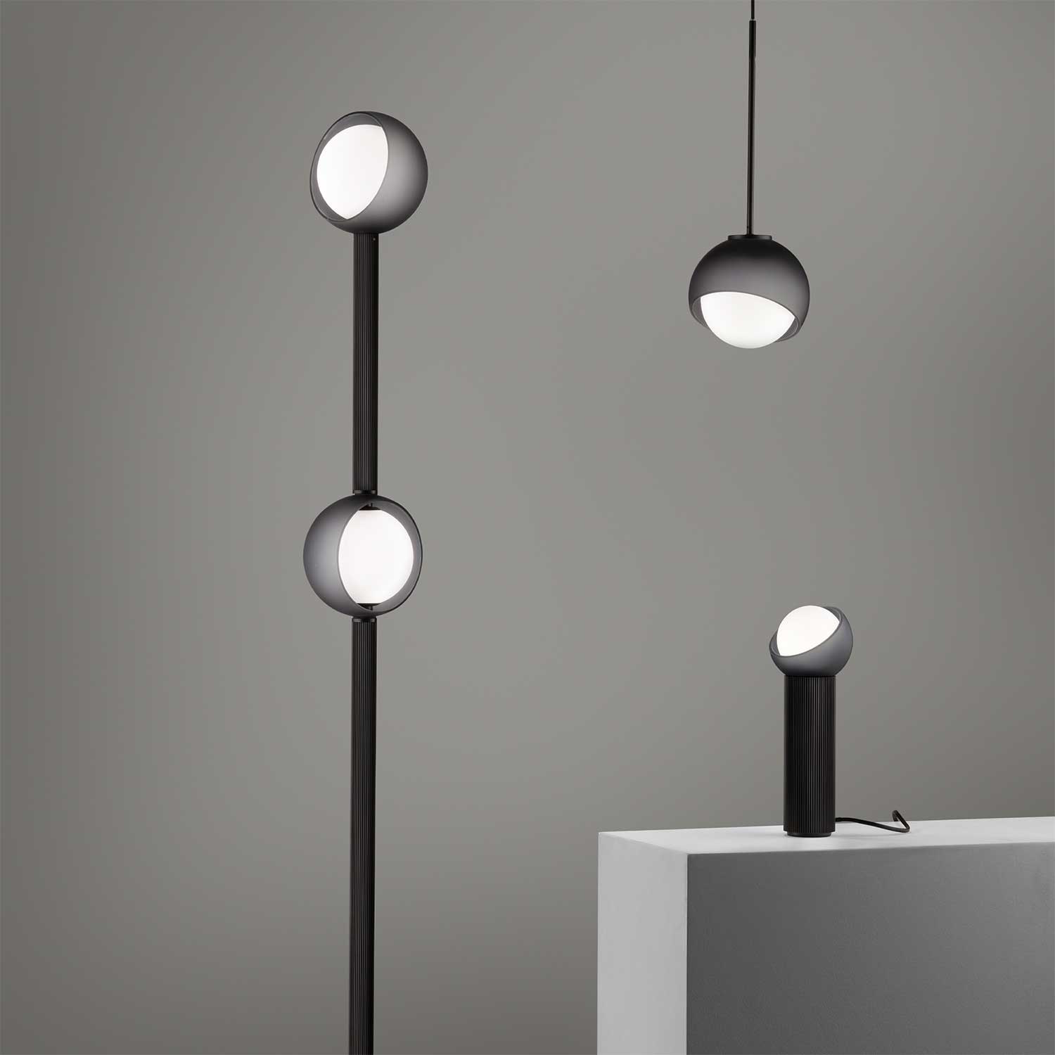 Bloom - Suspension boule en verre design pour cuisine