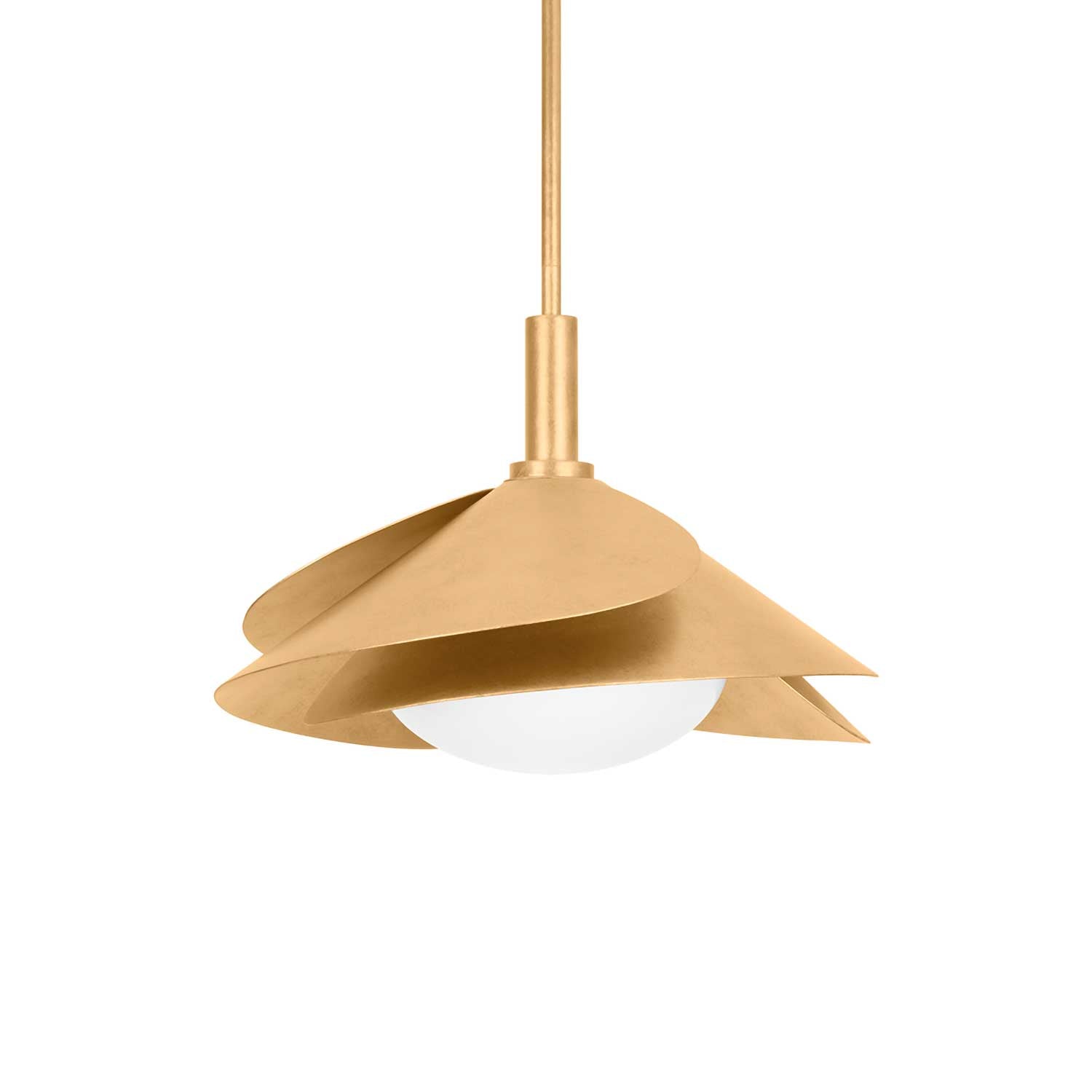 Brookhaven - Modern Flower Shaped Gold Pendant Light