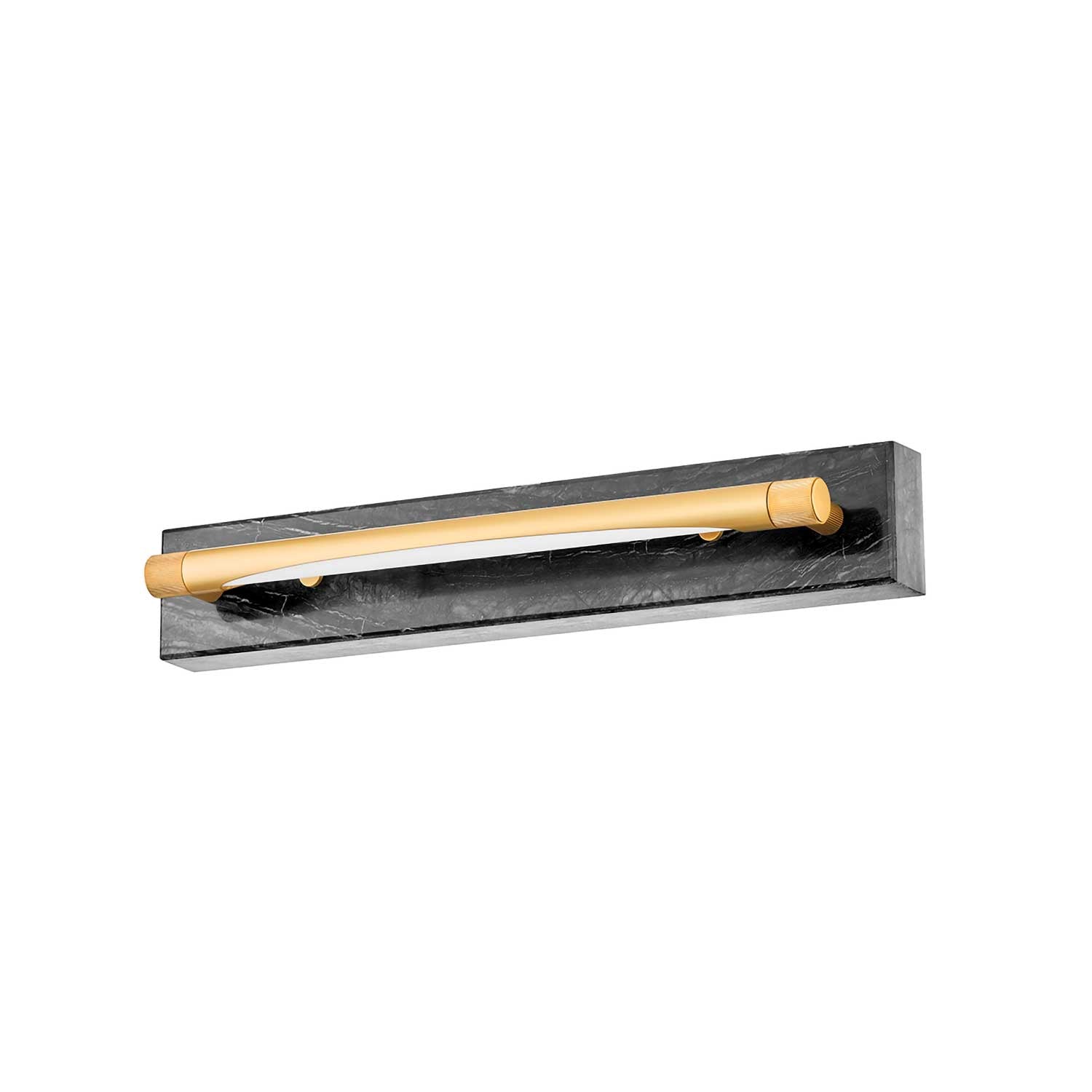 Hayden - Elegant design gold and black marble wall light