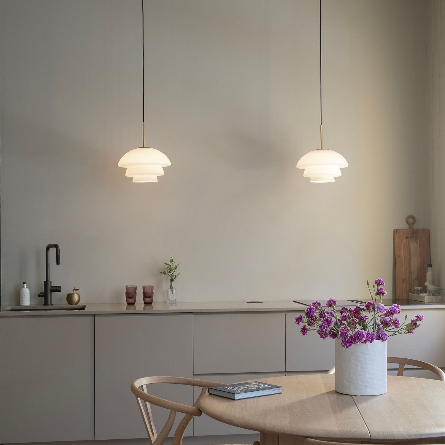 Hadeland Glassverk ARCHIVE 4006 blown glass pendant light