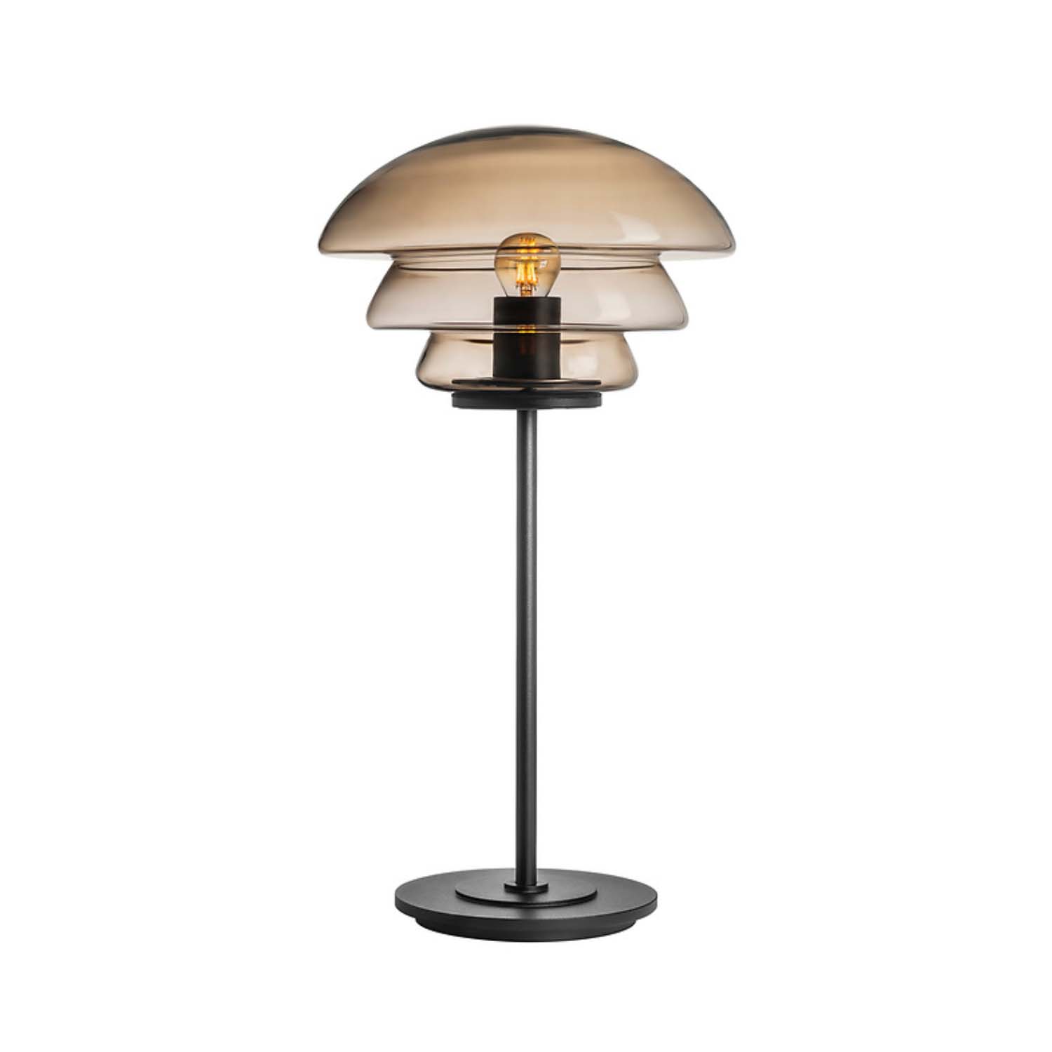ARCHIVE 4006 - Lampe à poser en verre soufflé artisanale