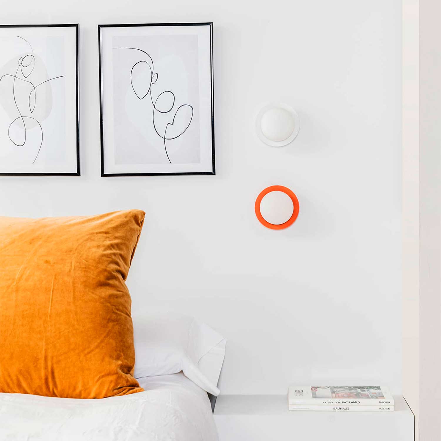 May - Applique murale led ronde pour salle de bain moderne