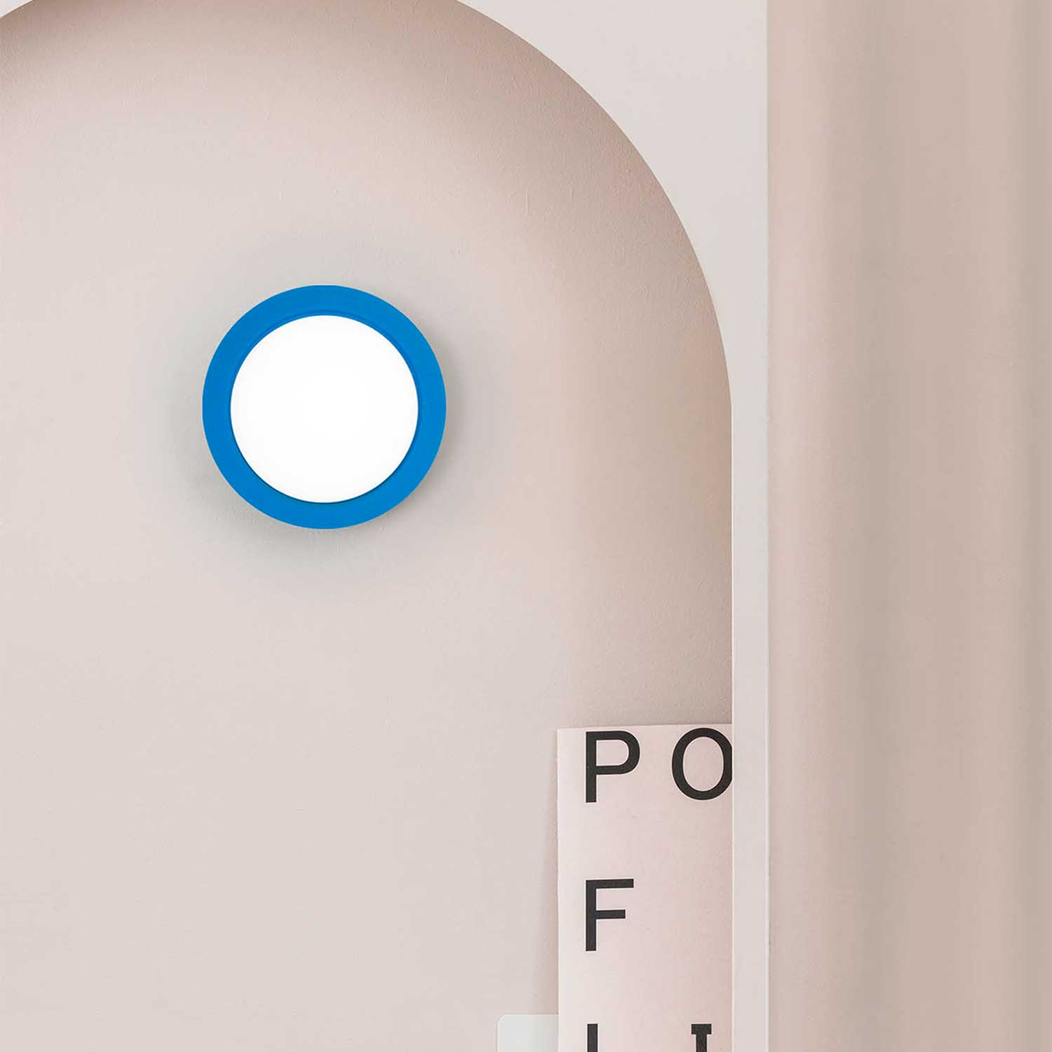 May - Applique murale led ronde pour salle de bain moderne