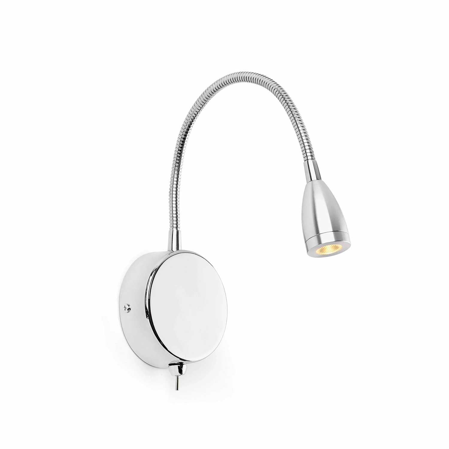 Loke - Aplique de pared lector led orientable para dormitorio