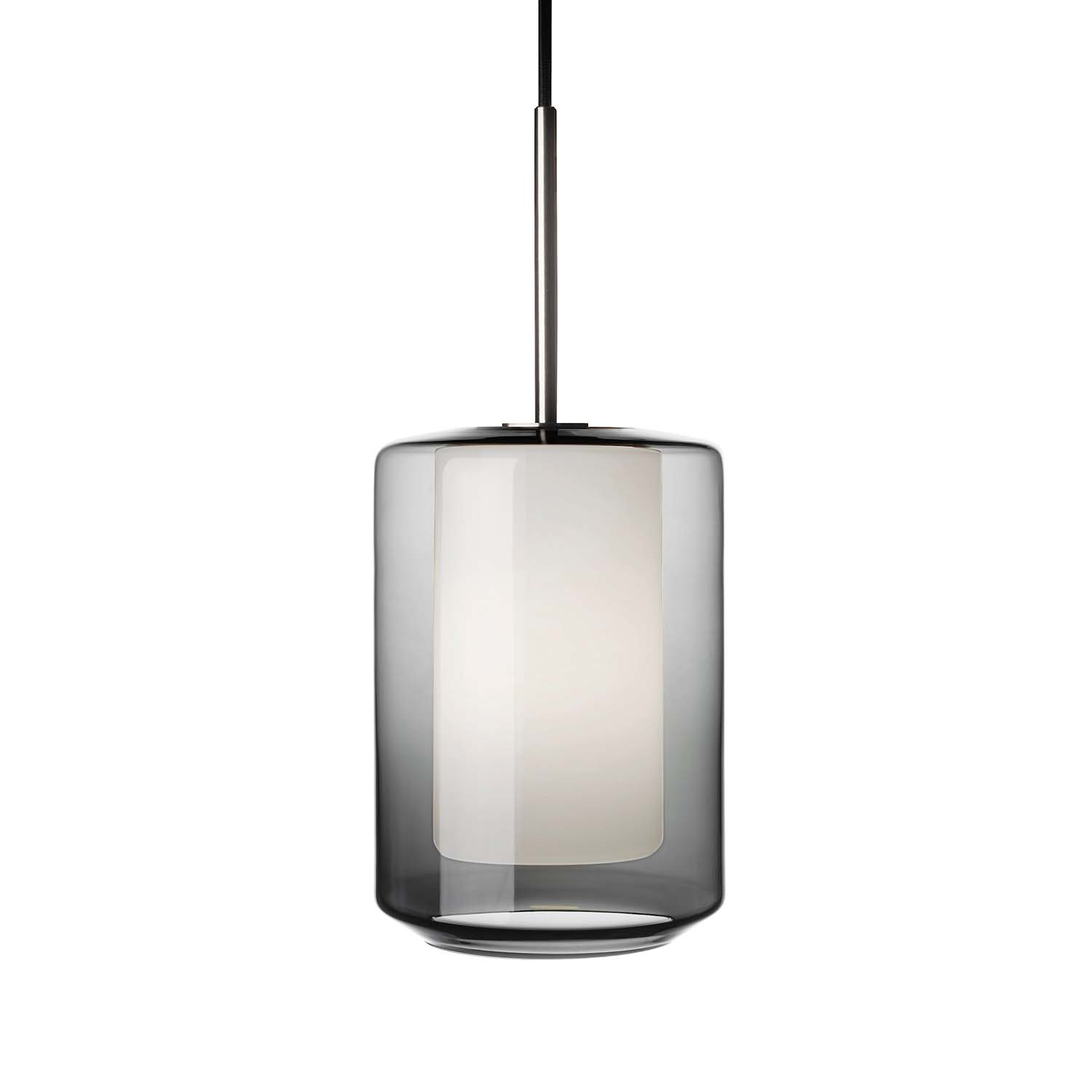 ARCHIVE 4245 - Handcrafted and designer blown smoked glass pendant lamp