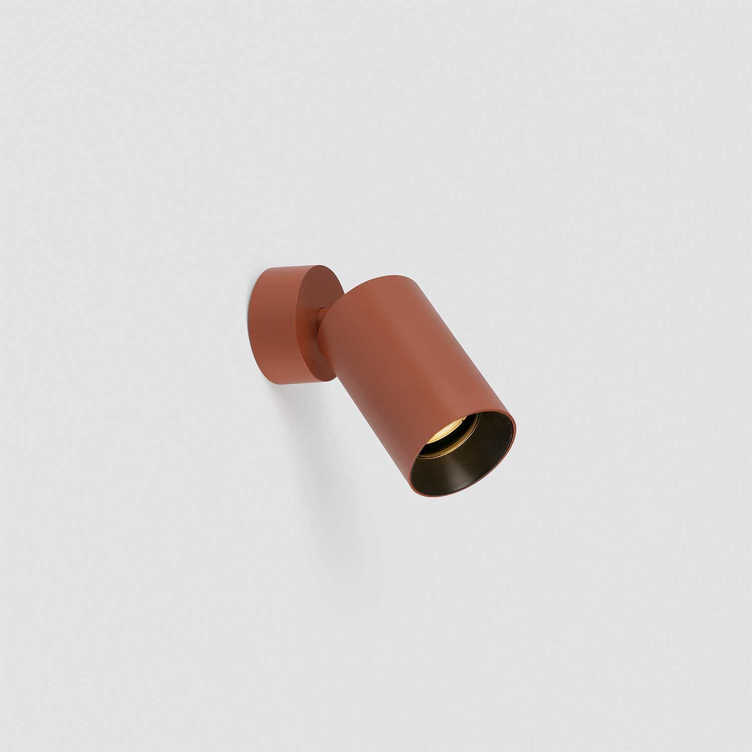 Stan - Applique murale projecteur terracotta pour chambre design