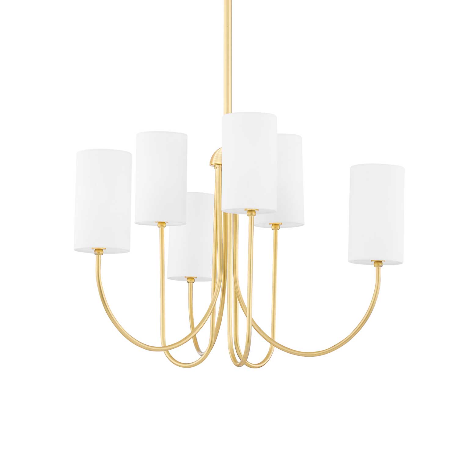 Harlem - Large gold brass chandelier for modern living room