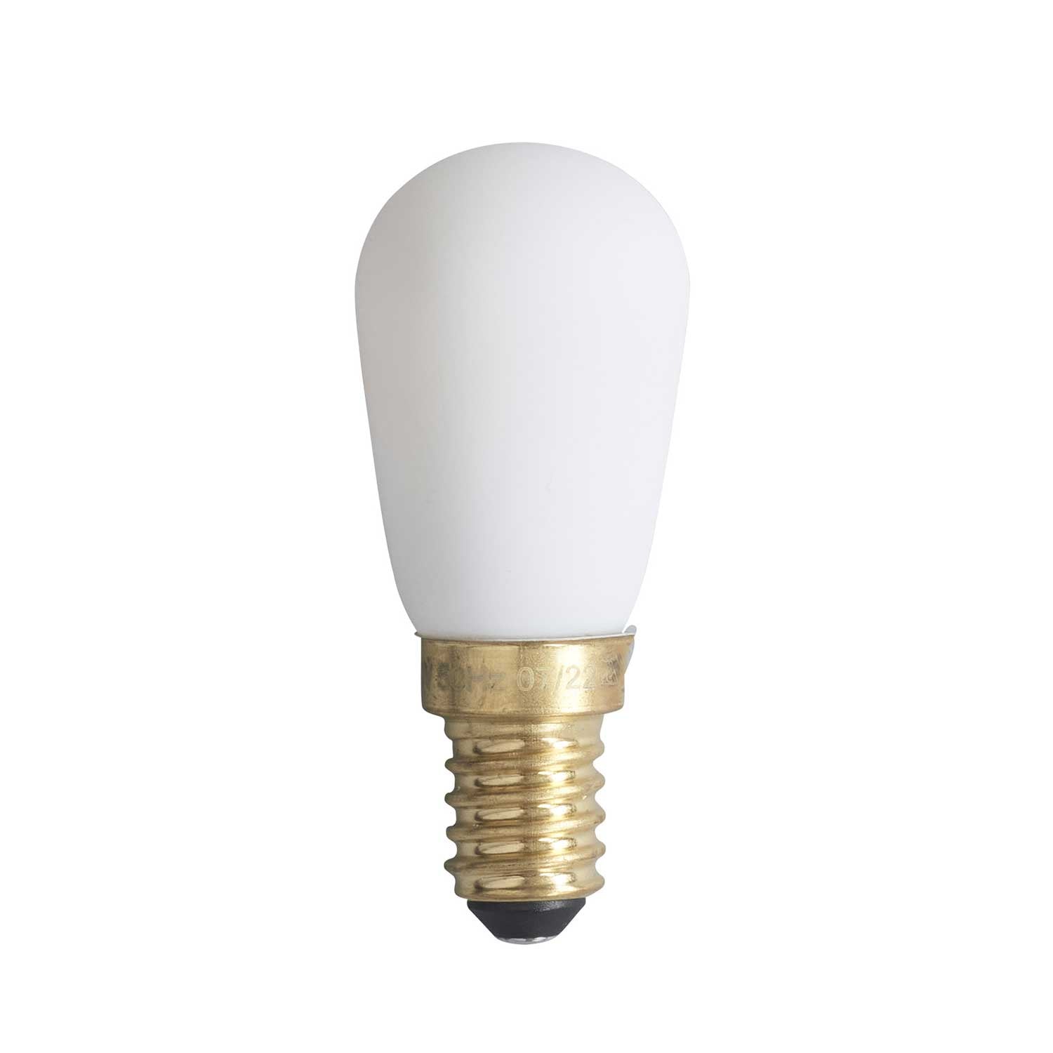 Pigmy - Ampoule E14 en porcelaine blanche mat