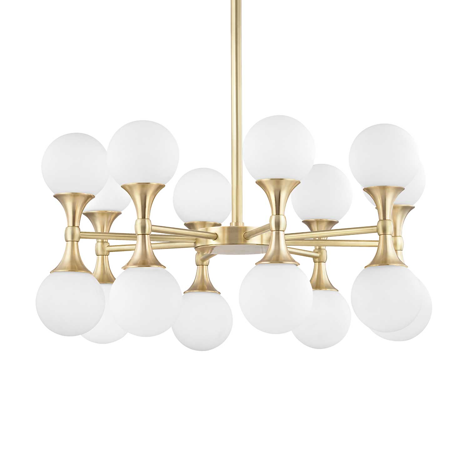 Astoria - Golden brass pendant light for modern living room