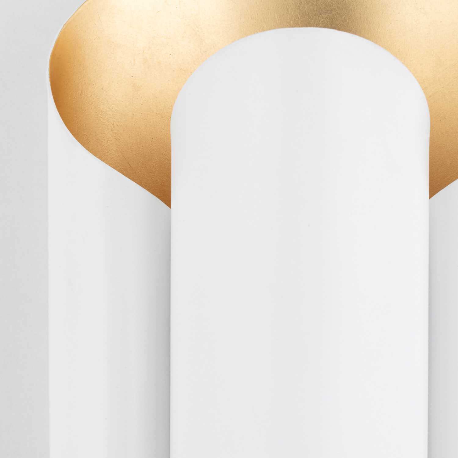 Banks - Modern black or white and gold wall light