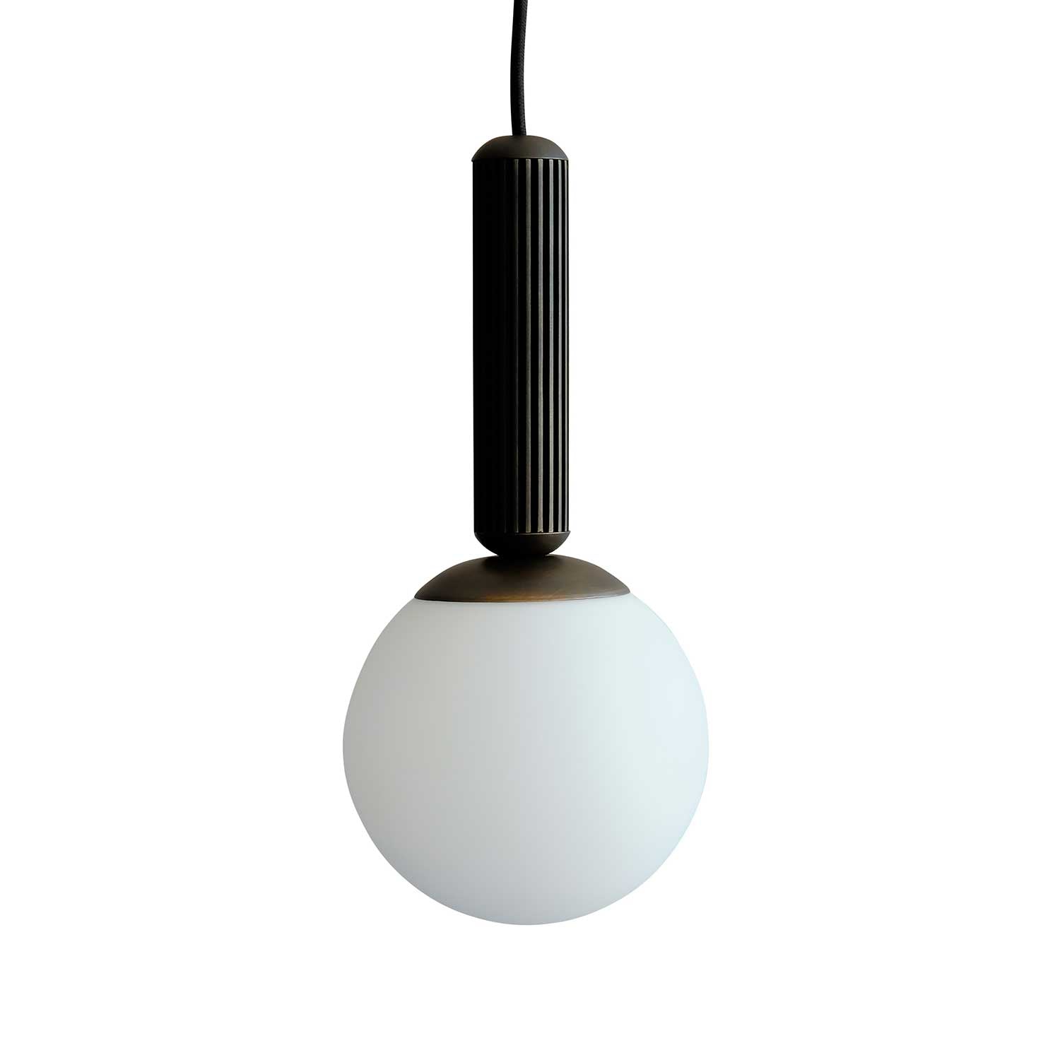 No.2 - Suspension en verre et metal pour cuisine minimaliste