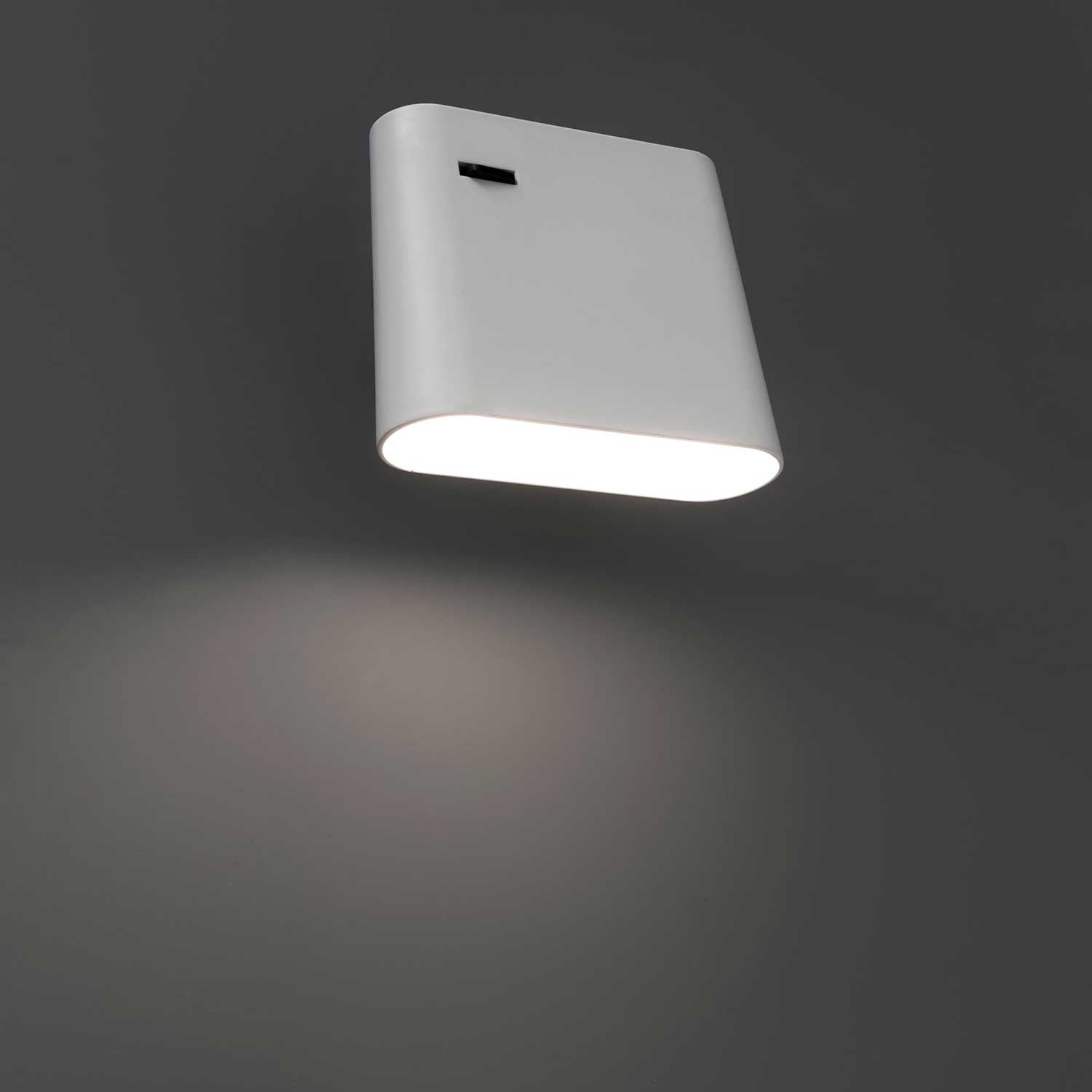 Aurea - Aplique de pared blanca led estilo proyector