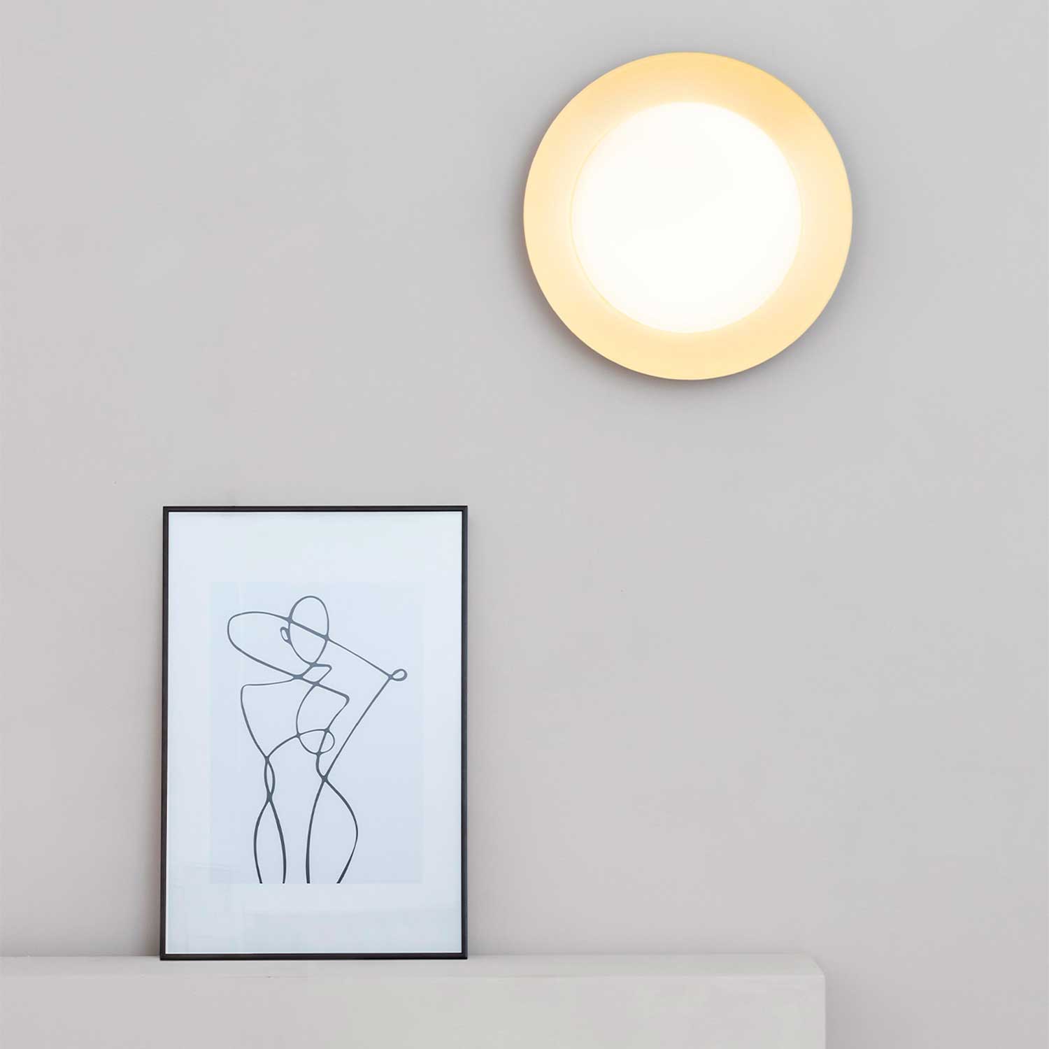 Lateral - Aplique de pared LED redondo para comedor diseño